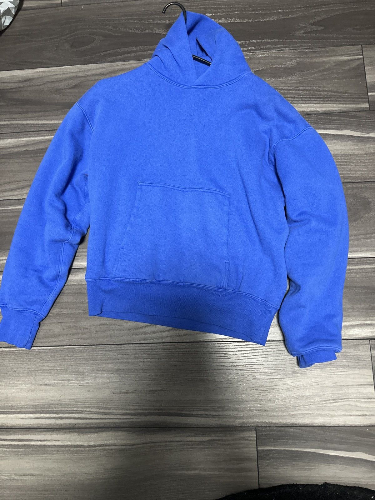 Yeezy Gap Blue Hoodie | Grailed