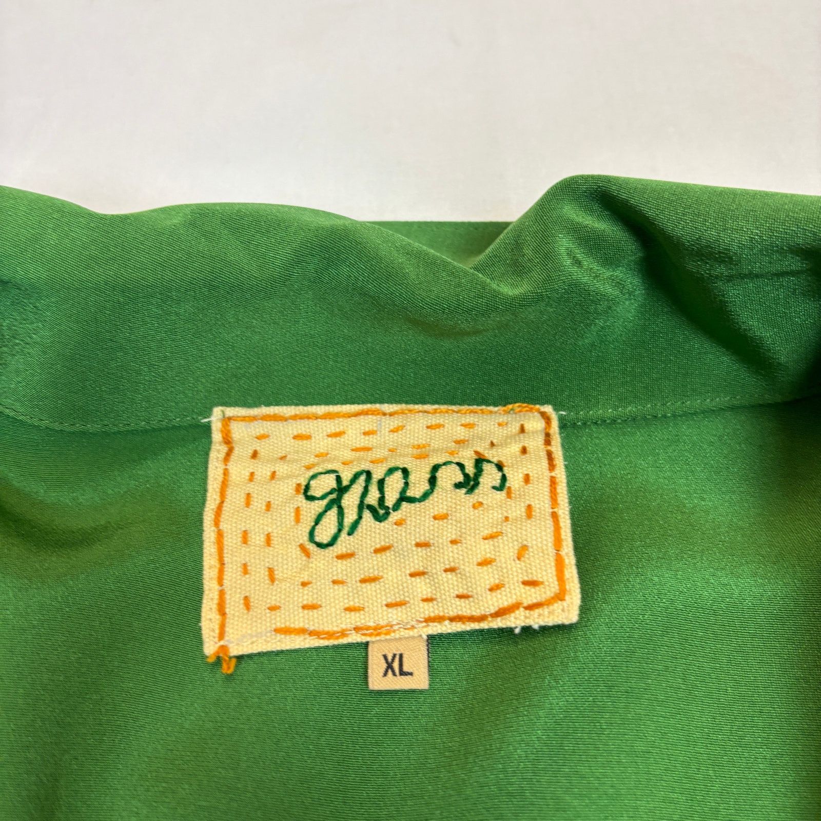 Glass Cypress Glass Cypress Lily Embroidered Silk Tunic XL ASO Adam DeVine Size US XL / EU 56 / 4 - 5 Thumbnail