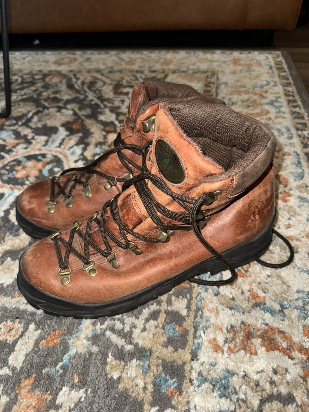 John Deere × Vintage Brown Elk Woods Boots Size US 12 / EU 45 - 1 Thumbnail