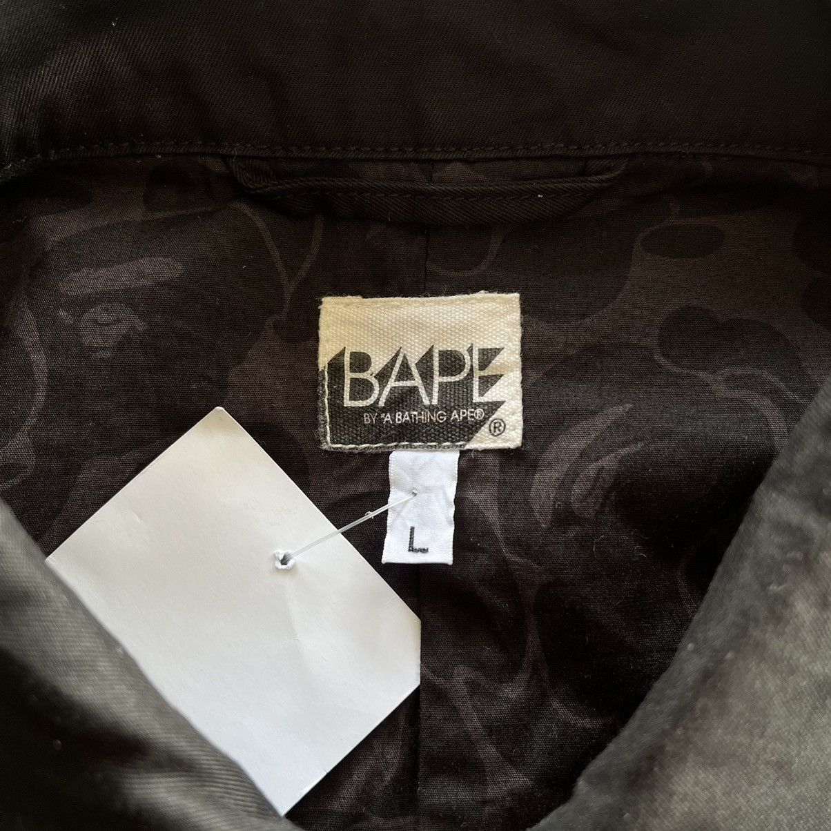 Bape Bape A Bathing Ape Double Pocket Worker Jacket Size US L / EU 52-54 / 3 - 7 Thumbnail