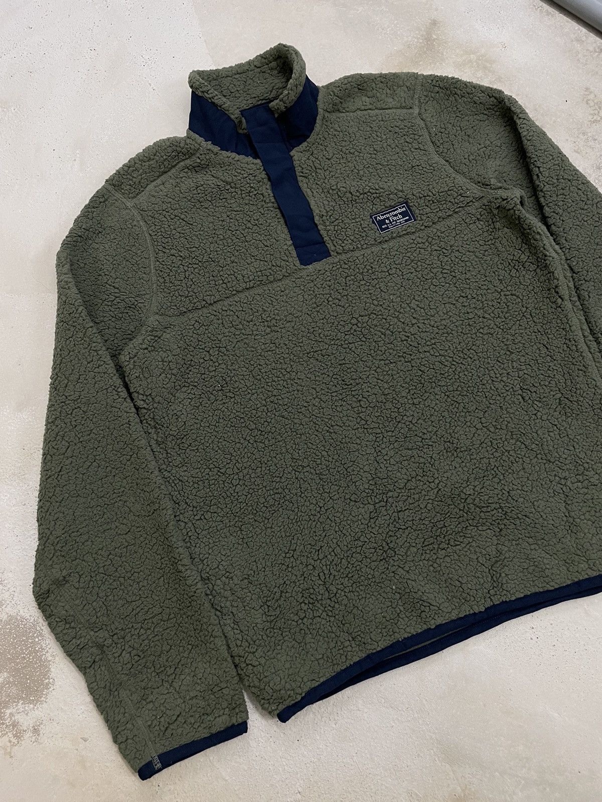 Abercrombie & Fitch Abercrombie Soft Fleece Button Up Collar AW Wear Size US S / EU 44-46 / 1 - 3 Thumbnail