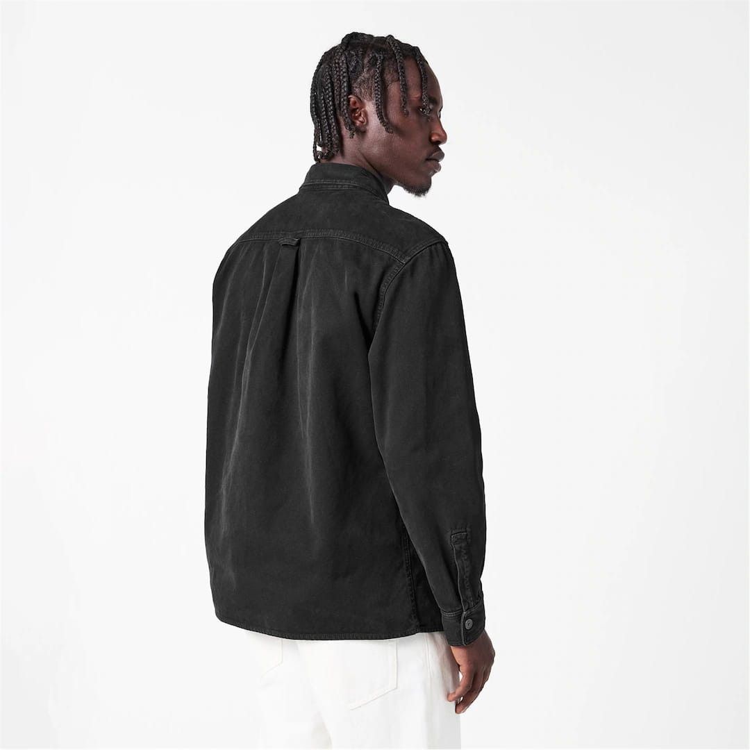 Stone Island o1g2r1mq0526 Button Overshirt in Nero Size US L / EU 52-54 / 3 - 4 Thumbnail