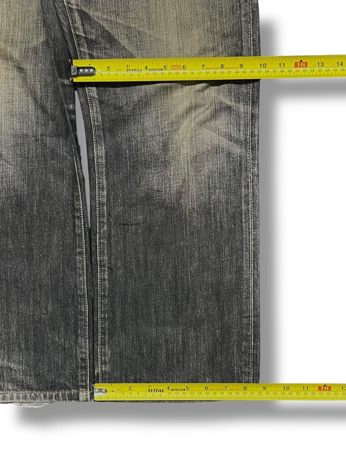 Uniqlo Loose Vintage Uniqlo S002 Japan - Faded Whisker Wash Jeans Size US 36 / EU 52 - 17 Thumbnail