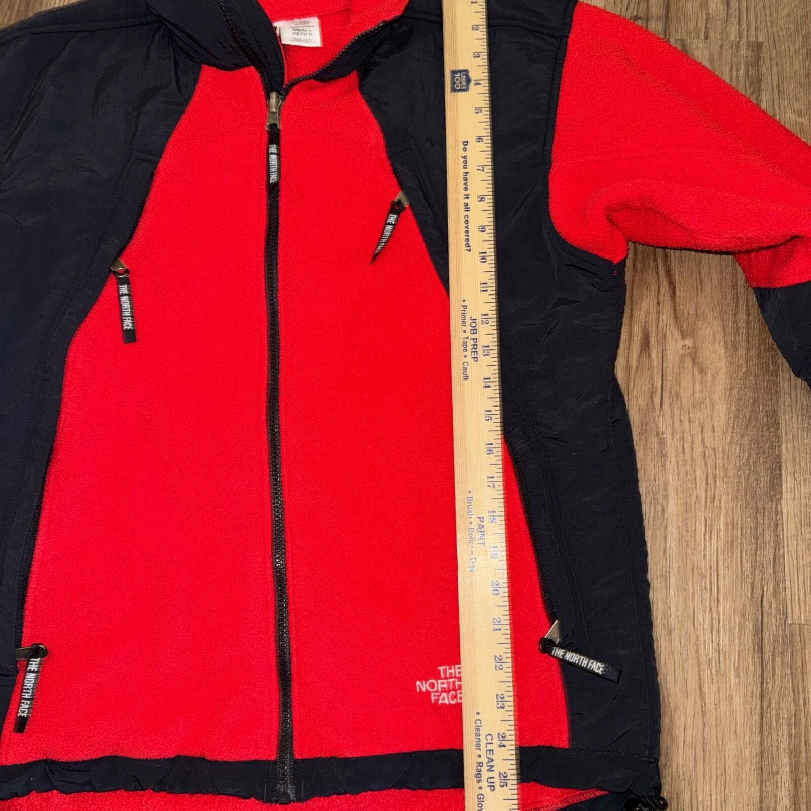 The North Face Vtg North Face Fleece Jacket Red Black 90s Denali Polartec Size US S / EU 44-46 / 1 - 7 Thumbnail