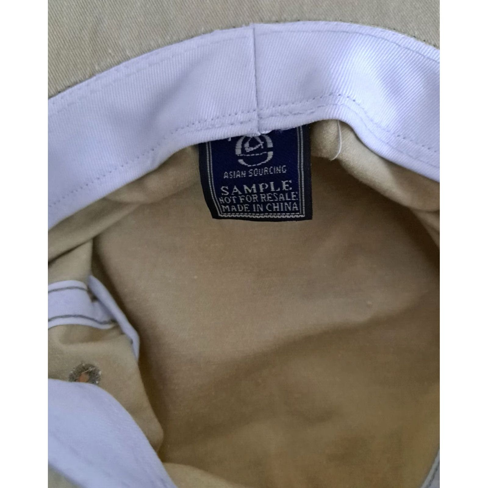 Joe Boxer Joe Boxer Men Hat Fishing Beach Cotton Beige Sample Not for Sale Medium-Large M Fish Size 40R - 6 Thumbnail