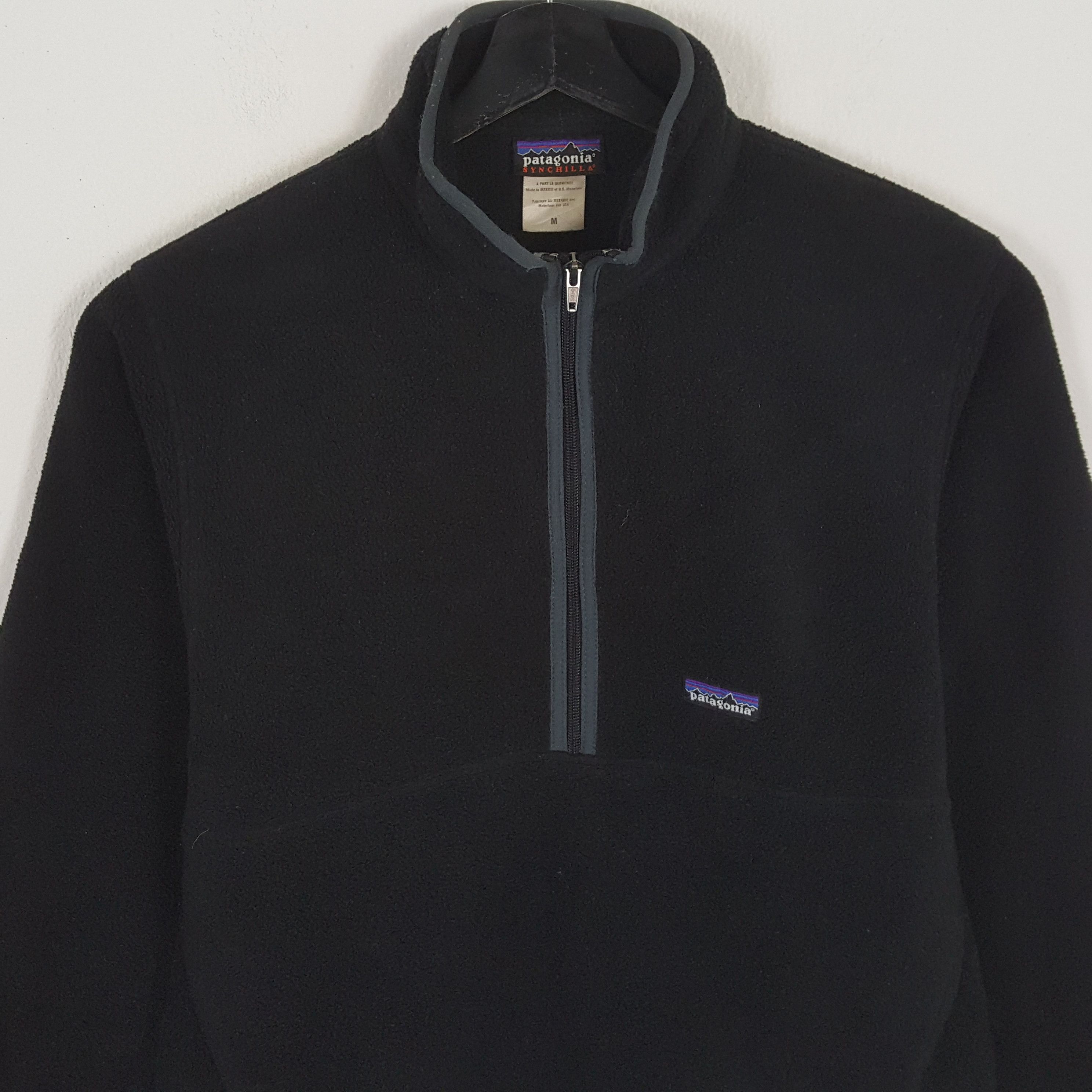 Patagonia × Vintage PATAGONIA Outdoor Style Half Zipper Sweatshirt Size US M / EU 48-50 / 2 - 2 Thumbnail