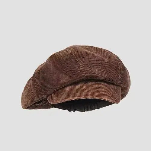 VIBE Vintage British Corduroy Design Octagon Hat Size ONE SIZE - 6 Thumbnail
