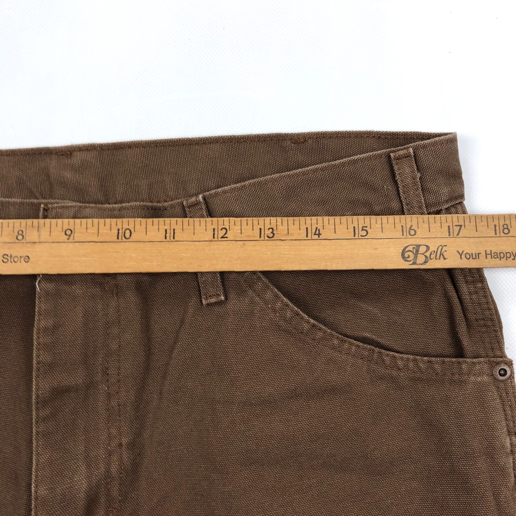 Dickies Dickies Men's Brown Workwear Carpenter Pants 34x30 Cotton Canvas Utility Pockets Size US 34 / EU 50 - 6 Thumbnail