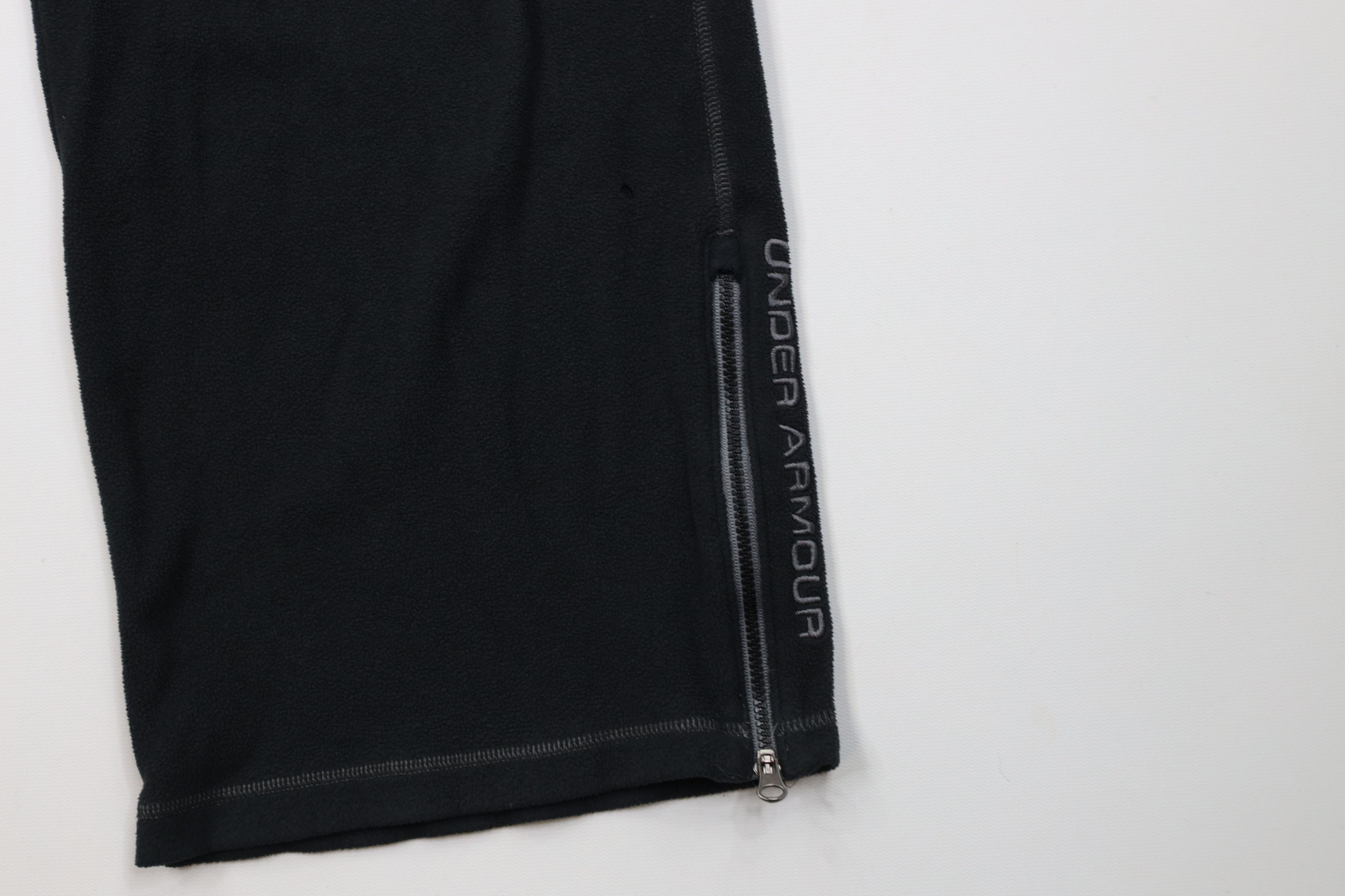 Under Armour Vintage Under Armour Spell Out Wide Leg Fleece Pants Black Size US 36 / EU 52 - 5 Thumbnail