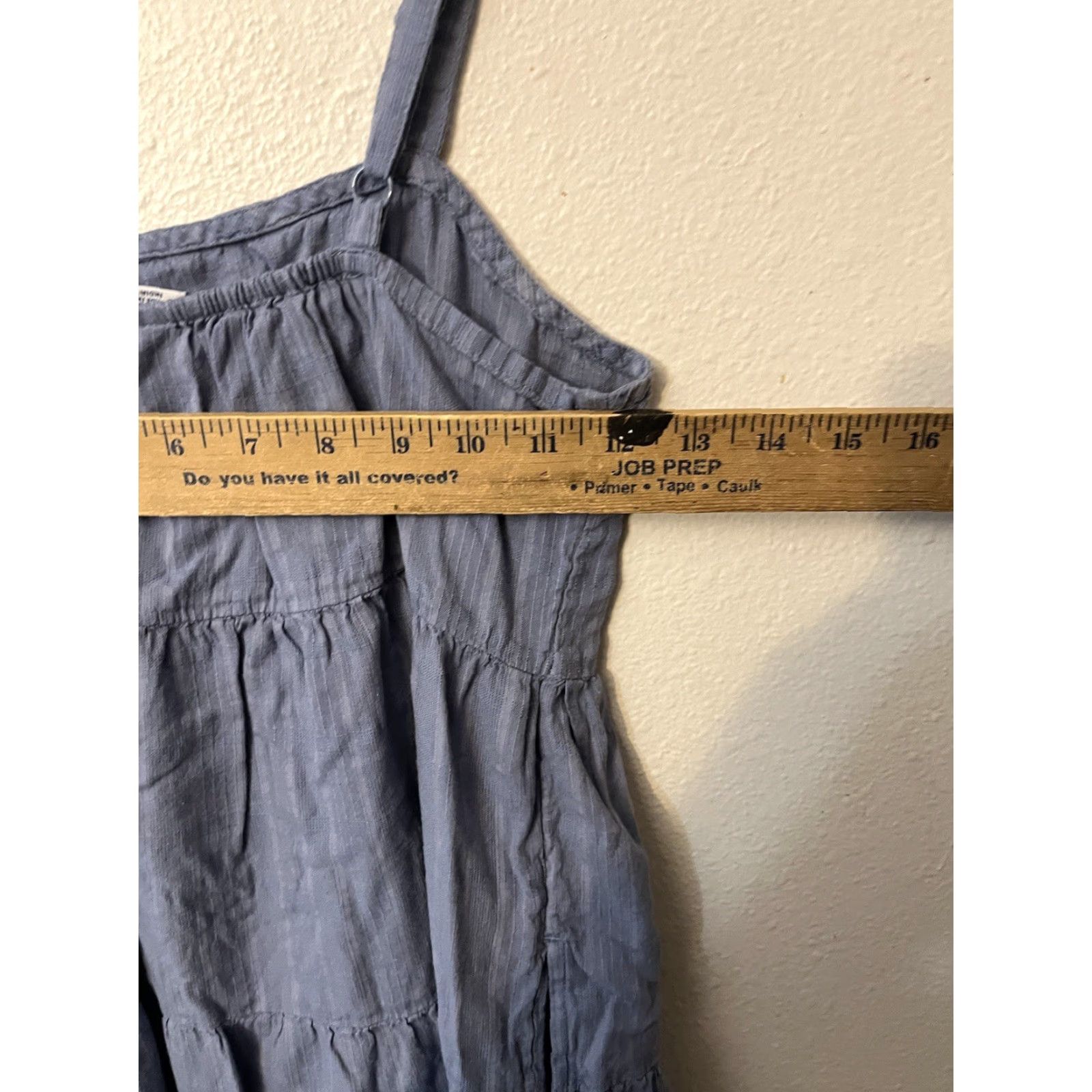 Old Navy Old Navy Women S Racerback Tank Top Blue Dress Length Knee Length Fit & Flare Polyester Rayon Spandex Size S / US 4 / IT 40 - 4 Thumbnail