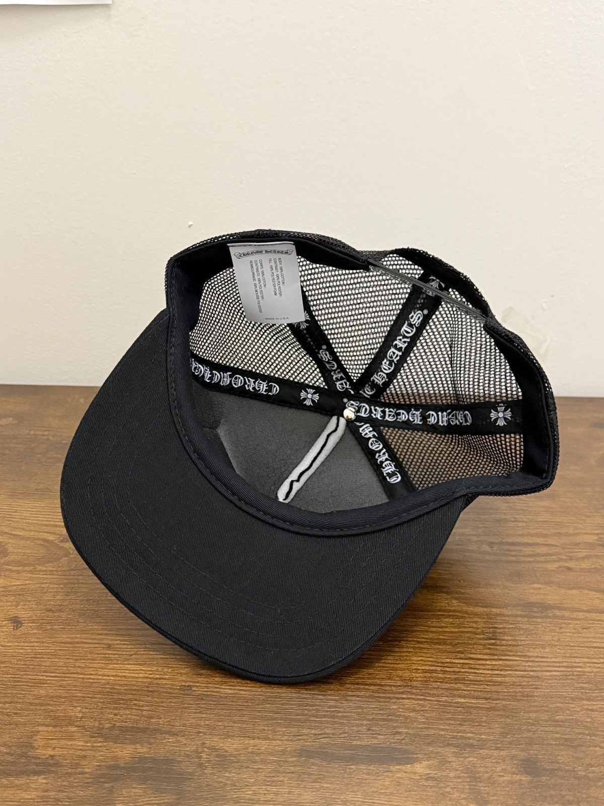 Chrome Hearts Chrome Hearts Trucker Hat CH “ Los Angeles “ Black Size ONE SIZE - 4 Thumbnail
