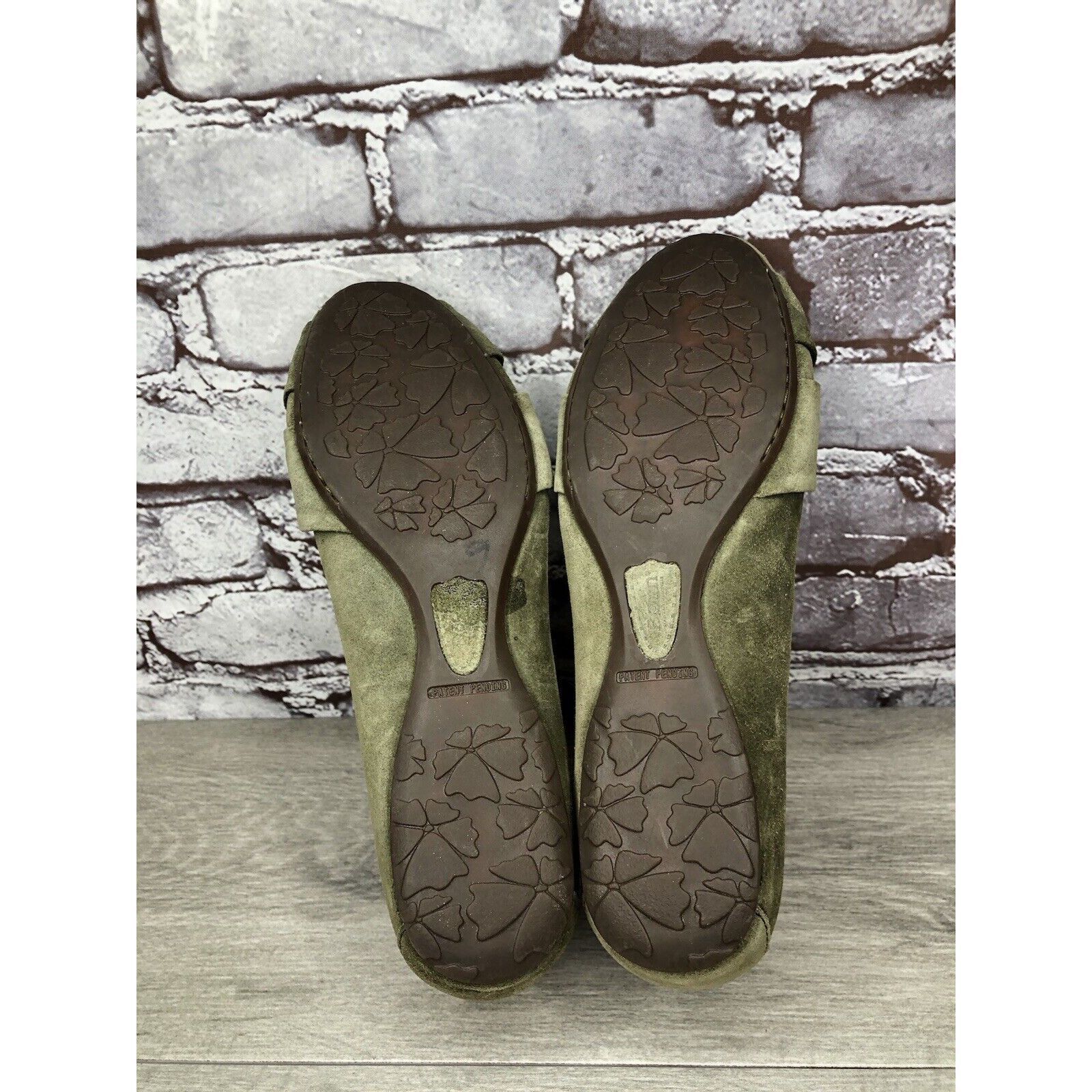 Born Born Lily Green Suede Leather Knot Ballet Flats Shoes Women’ Size US 11 / IT 41 - 17 Thumbnail