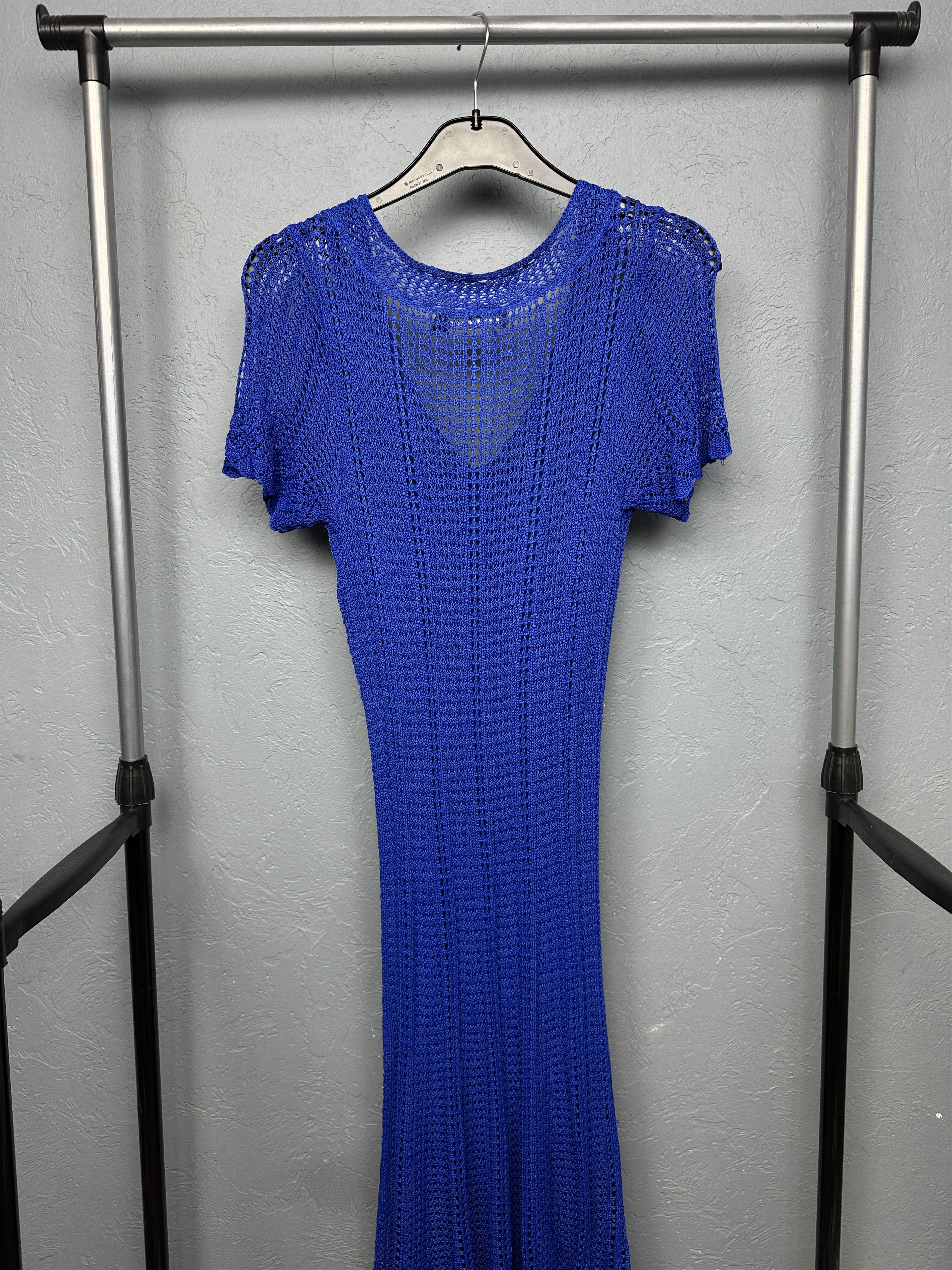 Ralph Lauren Black Label Polo Ralph Lauren Black Label Short Sleeve Mesh Dress Size L / US 10 / IT 46 - 8 Thumbnail