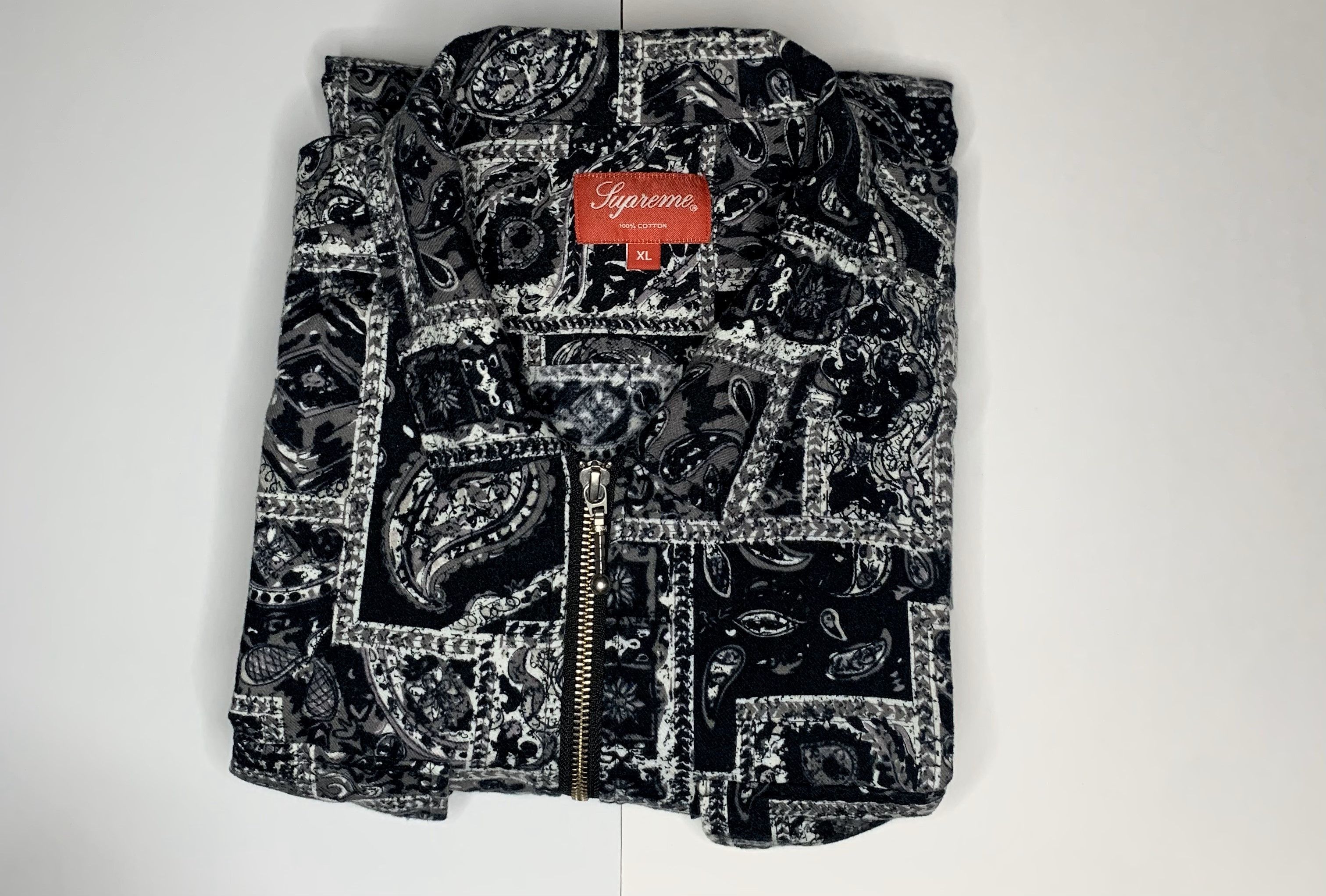 Supreme Supreme SS16 Broken Paisley Flannel Zip (XL) Size US XL / EU 56 / 4 - 4 Thumbnail