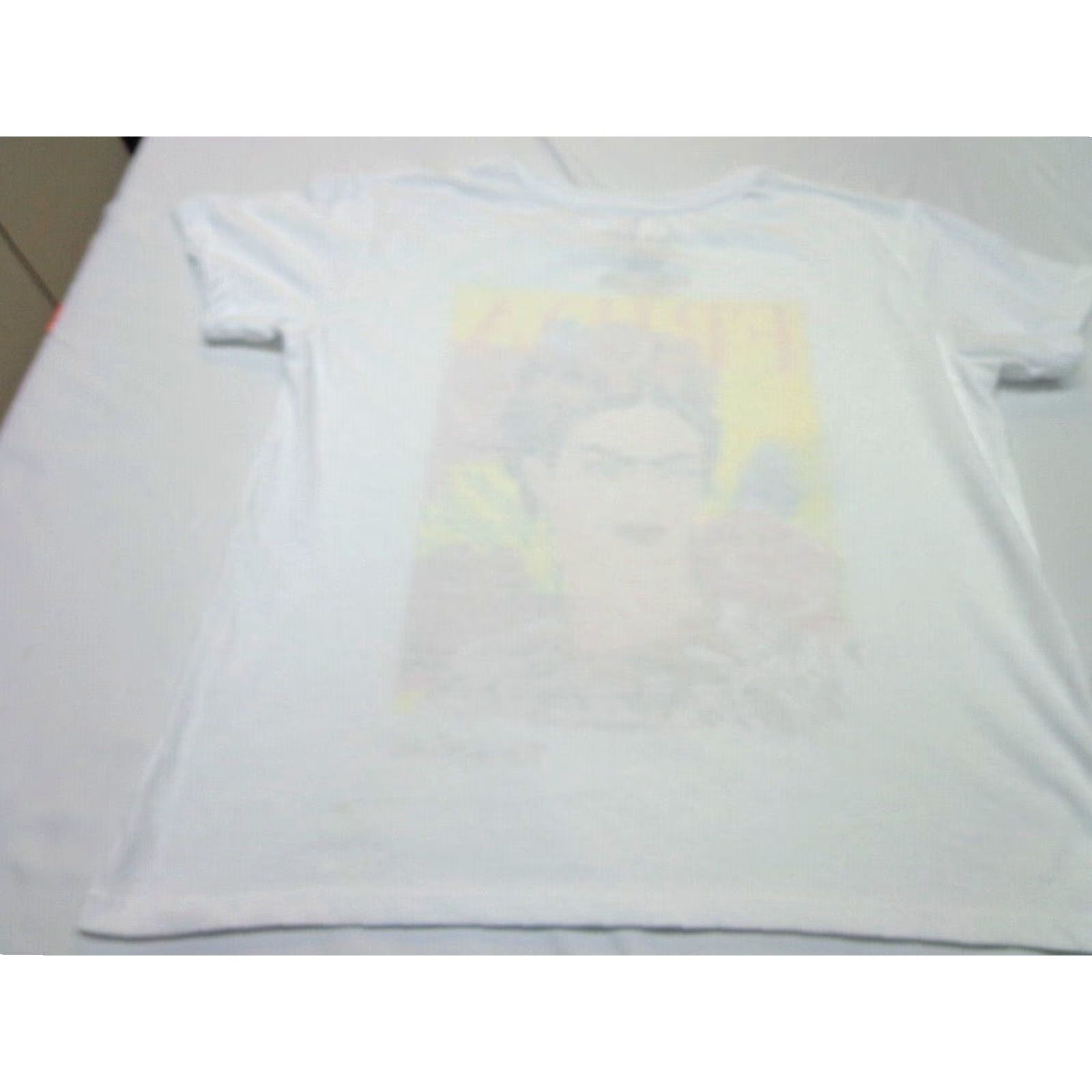 Vintage FRIDA KAHLO Graphic Tee Shirt, Size S, White Crop Top, Short Sleeve, Crew Neck, Cotton Blend, Women, T-Shirt, Graphic, Vintage: No Size S / US 4 / IT 40 - 6 Thumbnail