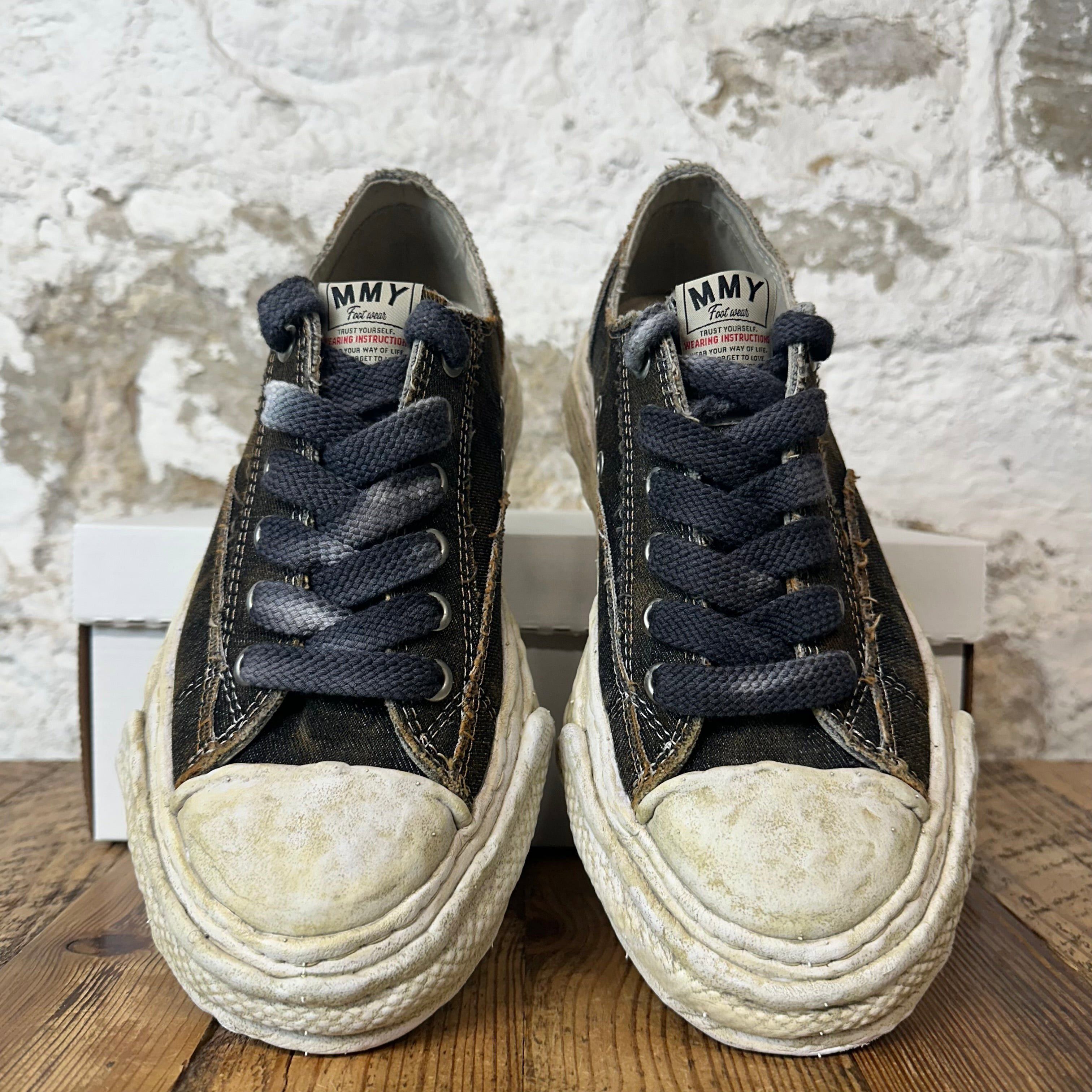 Other Maison Mihara Peter 23 Vintage Black Cream Sneaker Sz 7 (40) Size US 7 / EU 40 - 3 Thumbnail