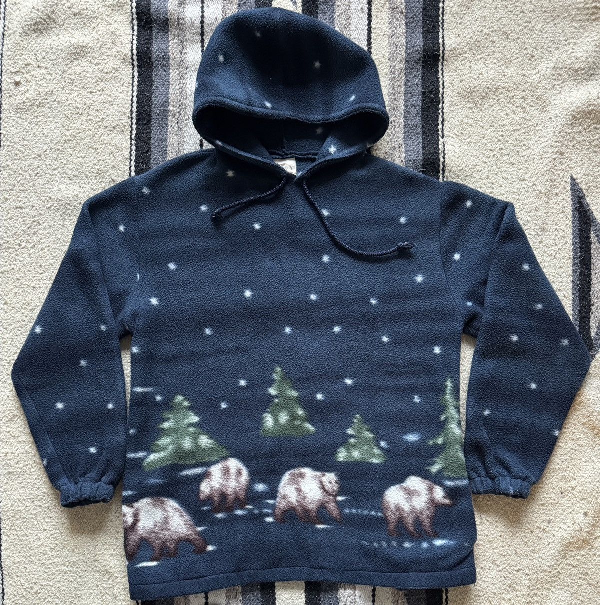 Vintage Vintage Fleece Spirit Bear Nature AOP Hoodie Size L Size US L / EU 52-54 / 3 - 1 Thumbnail