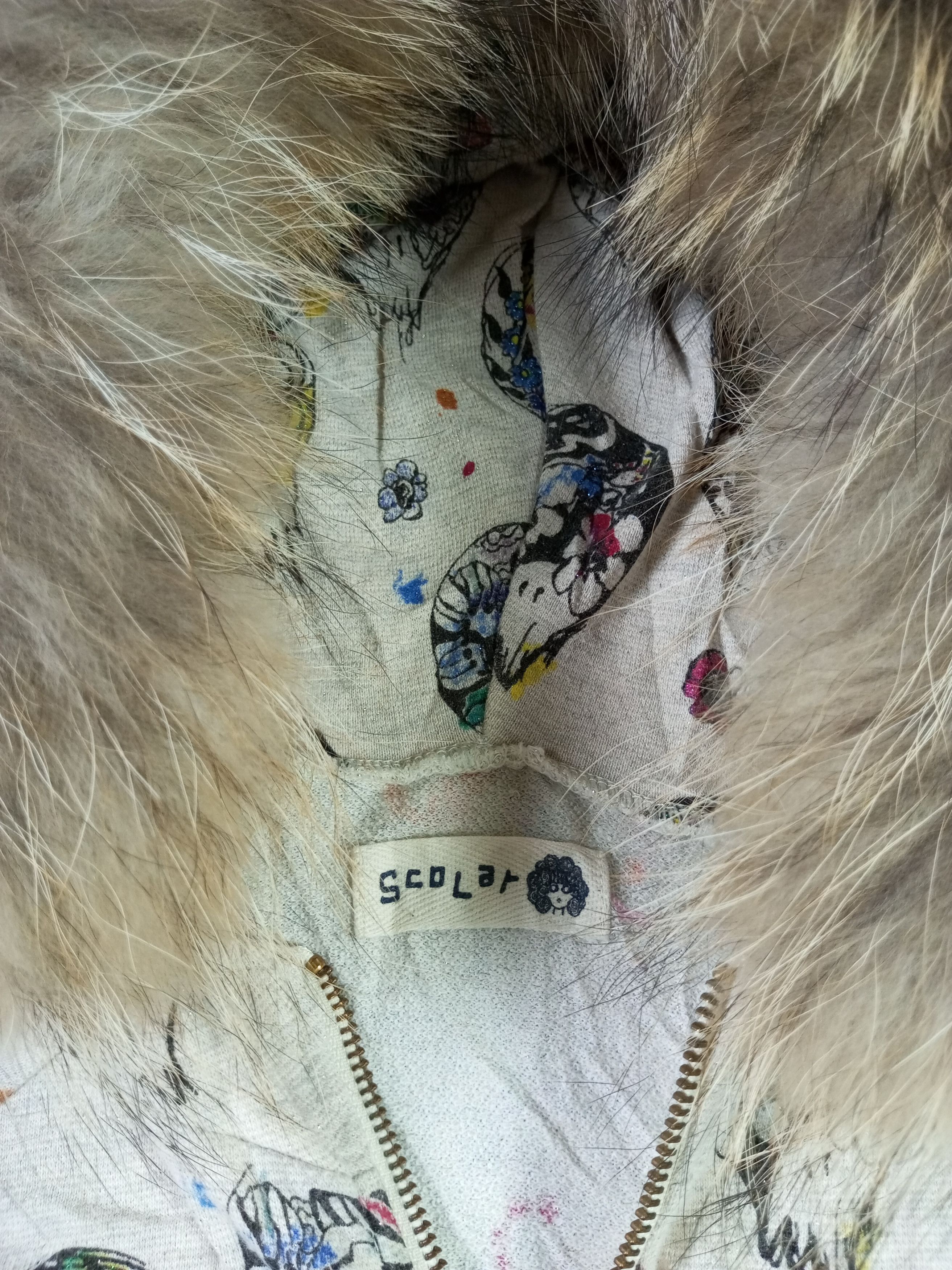 Japanese Brand Fur Hoodie All Over Skull Print Ifsixwasnine Igb Style Size US M / EU 48-50 / 2 - 6 Thumbnail