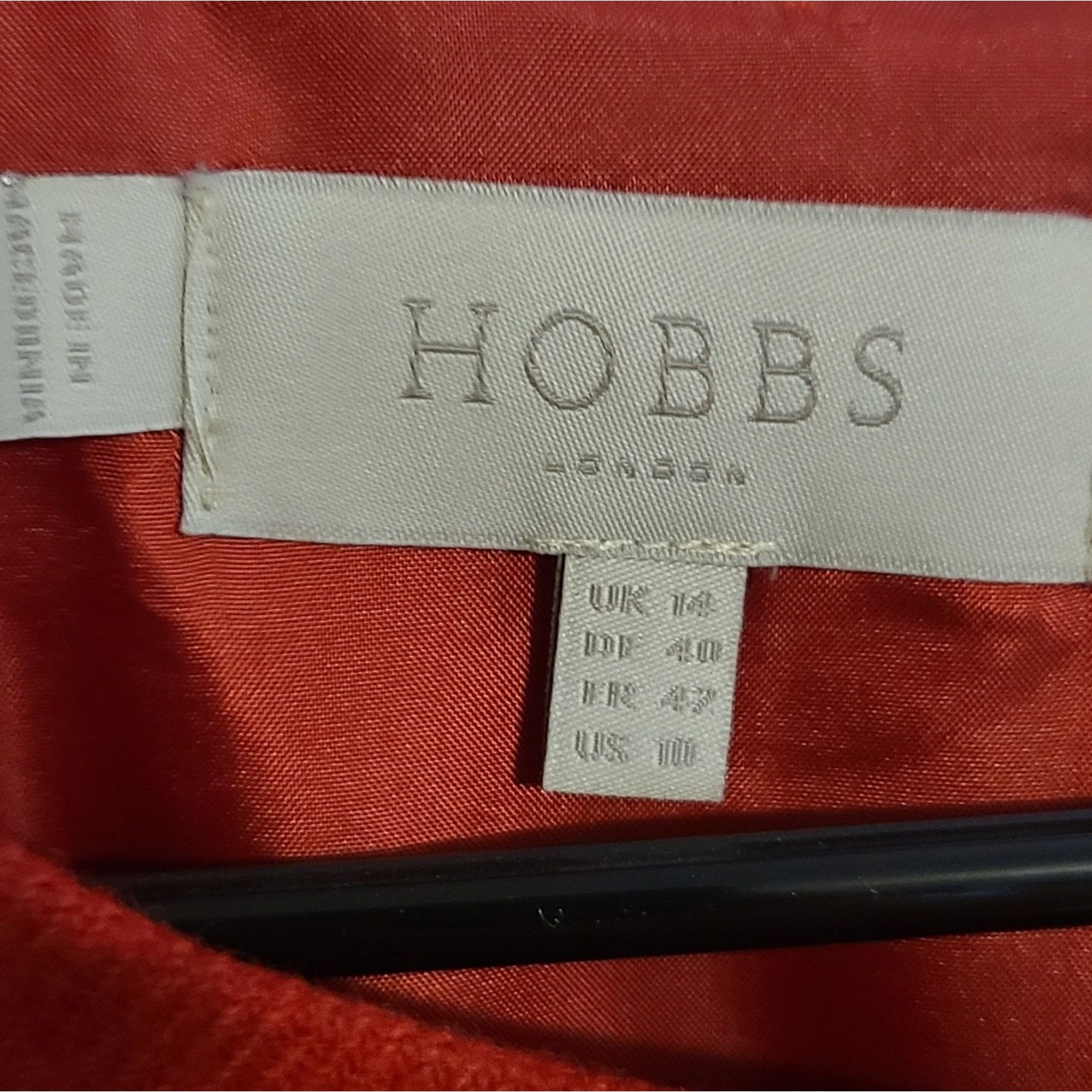 Hobbs London Hobbs London Short Red Dress Size 10 Size L / US 10 / IT 46 - 4 Thumbnail
