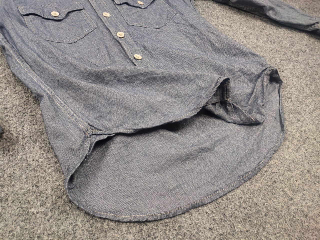 Captain Santors Captain Santors Italy Button Blue Heritage Workwear Shirt Size US S / EU 44-46 / 1 - 10 Thumbnail
