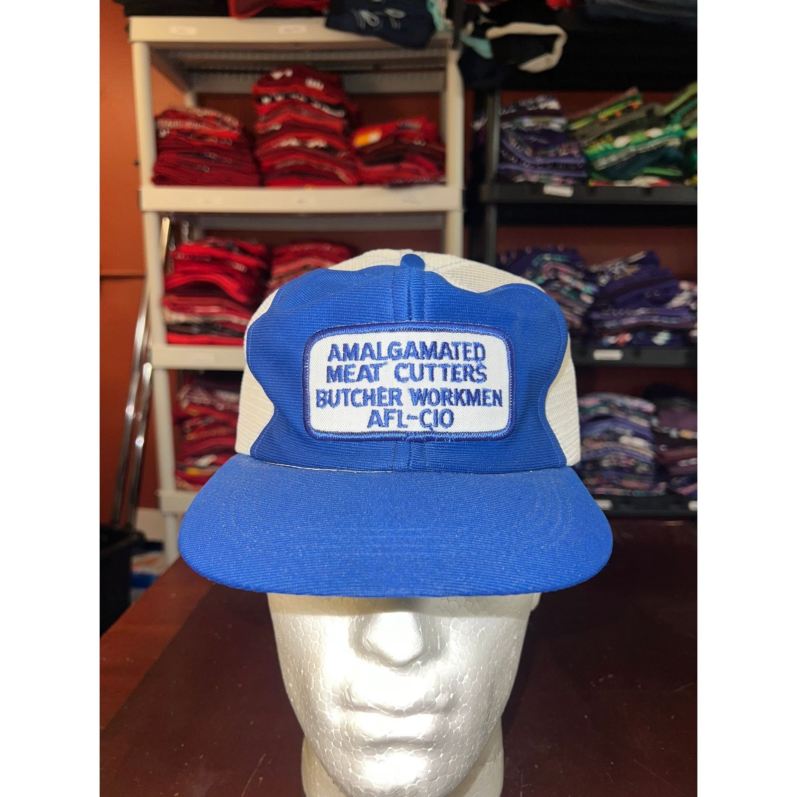 Vintage Vintage Union Snapback Meat Cutters Butcher Workmen Cap Hat ...