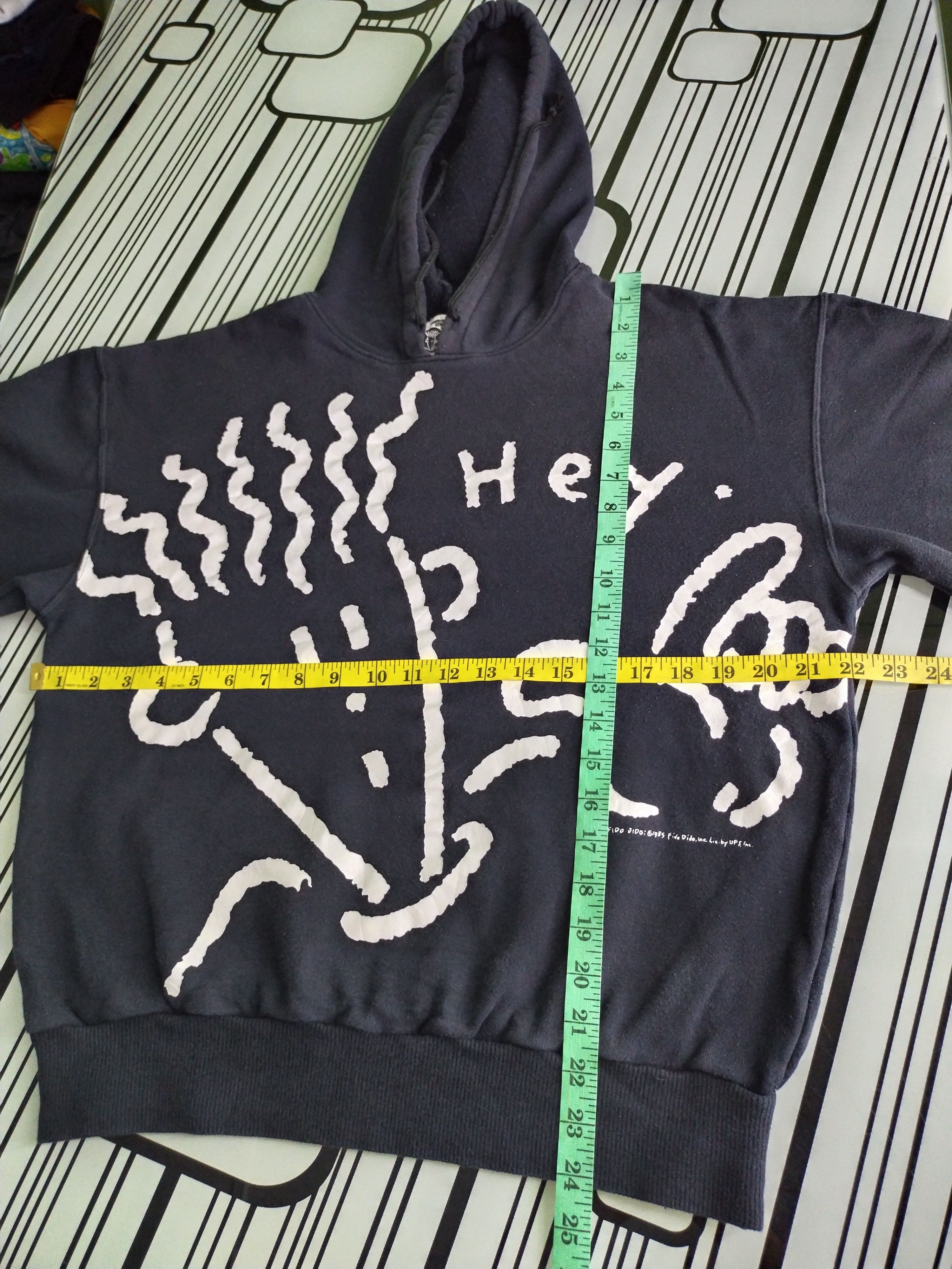 Vintage Vintage 80's Hey! Fido Dido 1985 by UFS Big Logo Sweatshirt Size US L / EU 52-54 / 3 - 12 Thumbnail