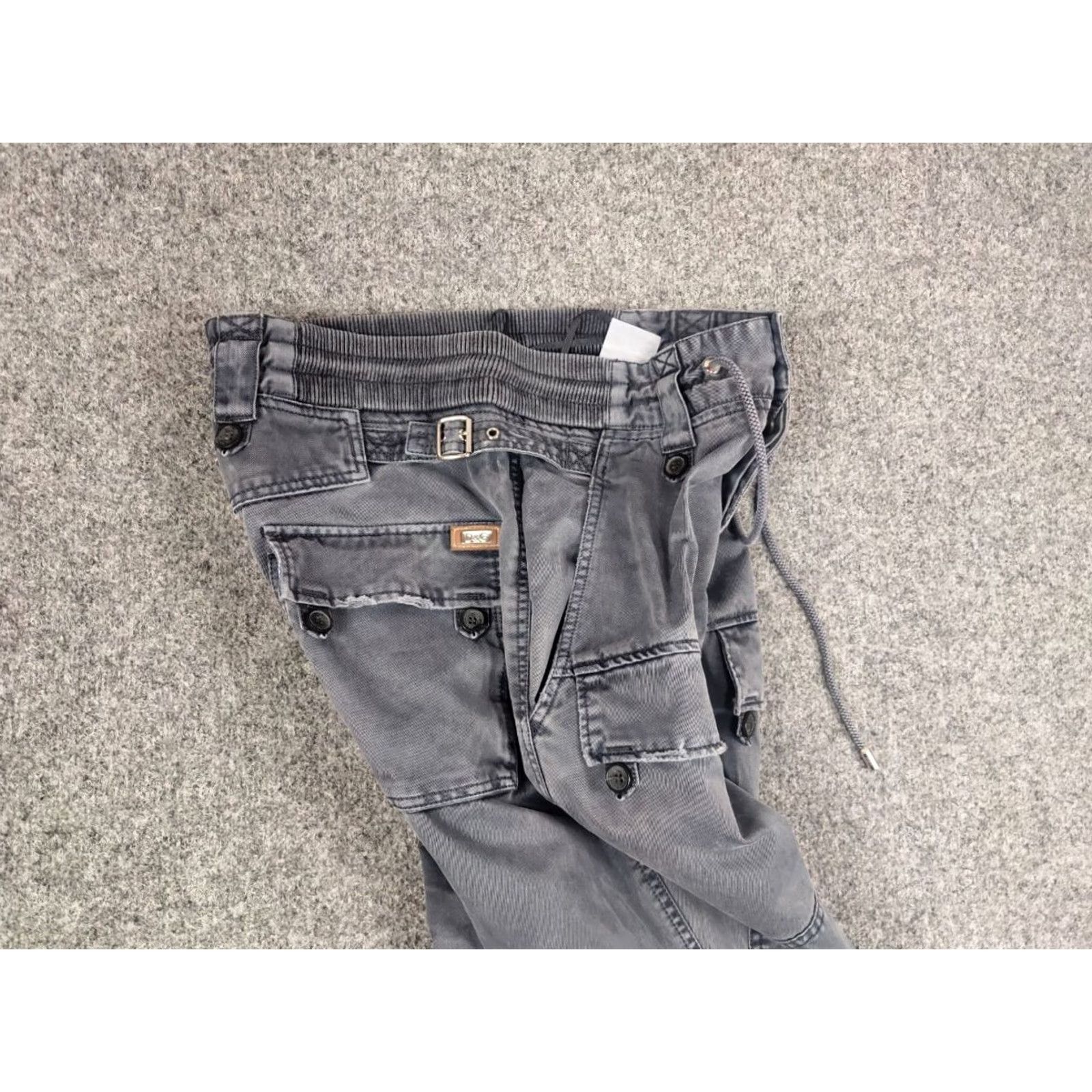 Dolce & Gabbana VINTAGE Dolce&Gabbana Gray Cargo Pants Men 32 Gray 90s Vintage Cargo Jeans Pants Size US 32 / EU 48 - 6 Thumbnail