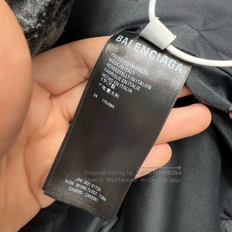 Balenciaga Balenciaga Double B Monogram Warm Vestless Jacket Size US S / EU 44-46 / 1 - 4 Thumbnail