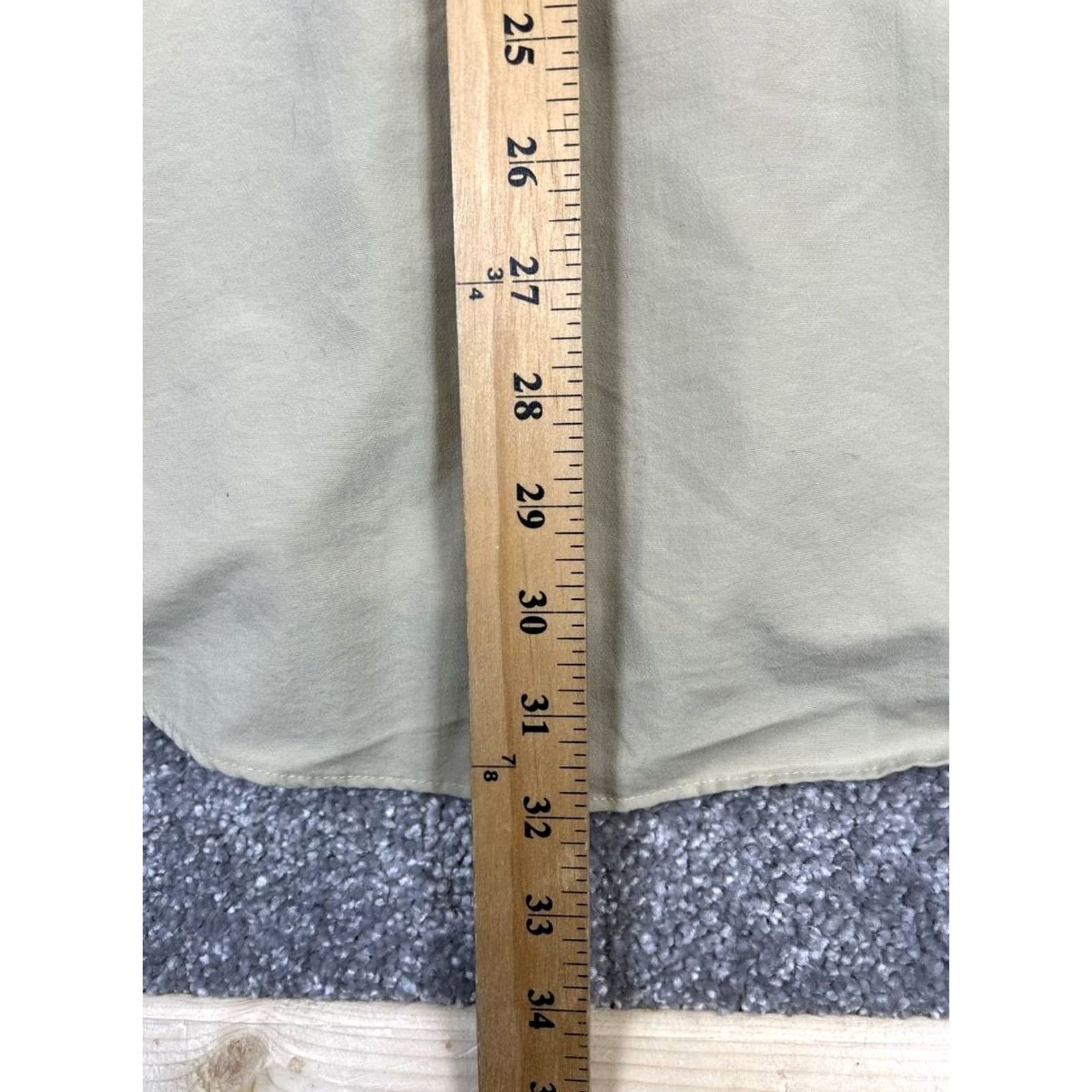 Vintage L.L.Bean Shirt Mens Large Beige Button-Up Short Sleeve Hiking Casual Size US L / EU 52-54 / 3 - 8 Thumbnail