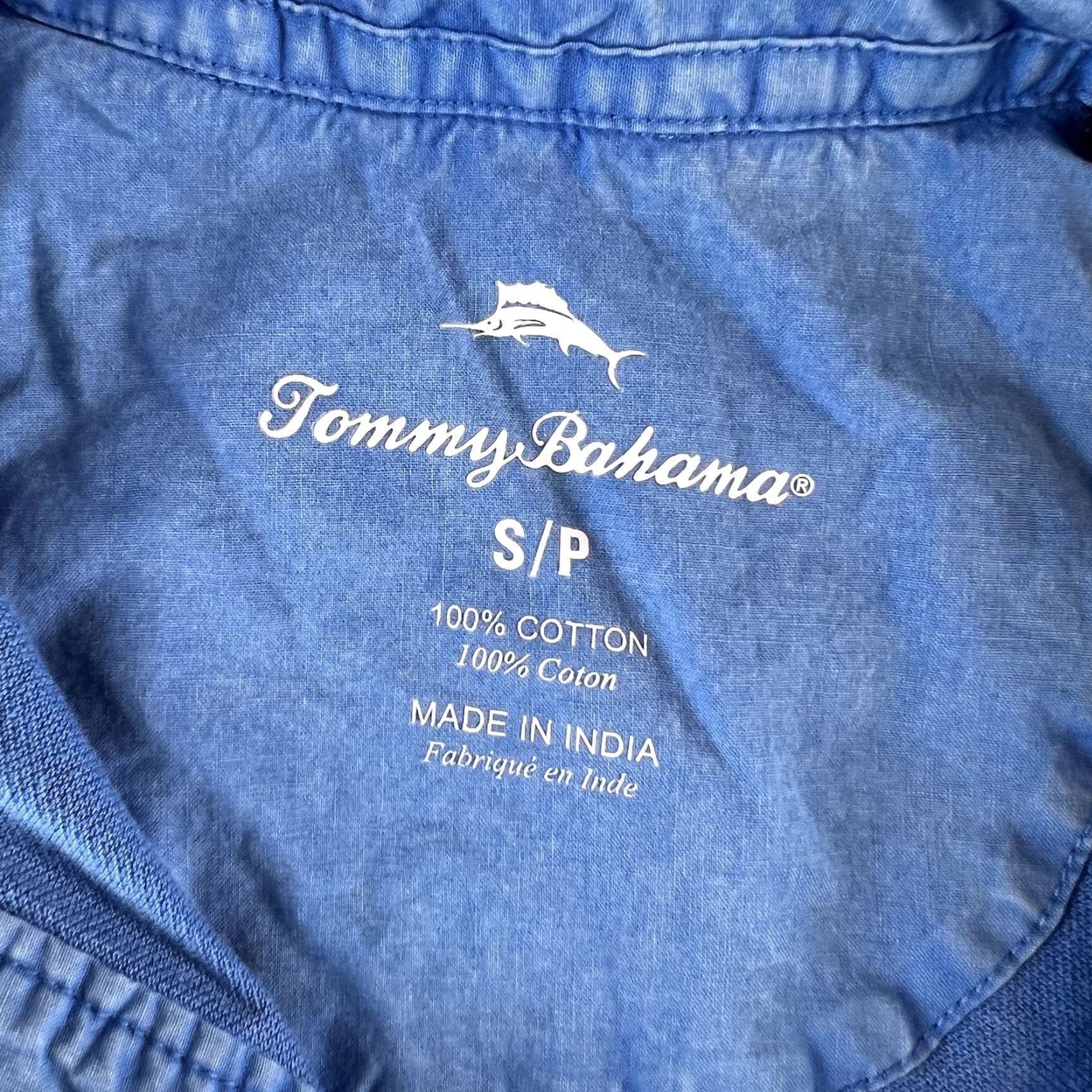 Tommy Bahama Tommy Bahama Polo Shirt Mens S Blue Preppy Boho Read Golf Beach Walking Summer Fall Spring Regular Size US S / EU 44-46 / 1 - 5 Thumbnail