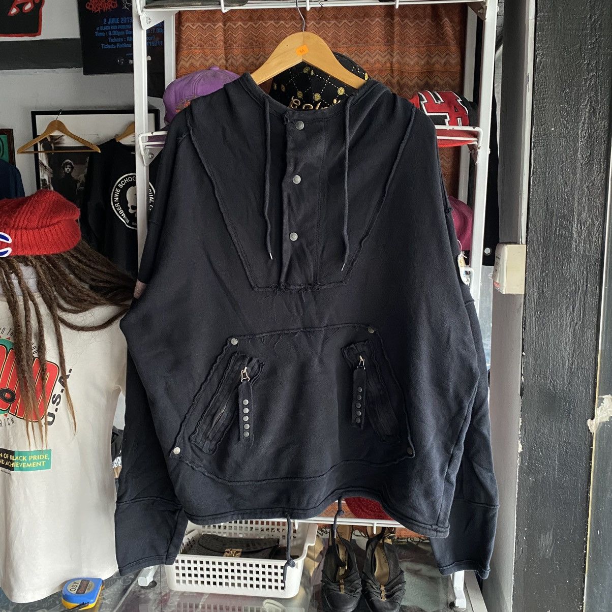 Diesel Diesel Reconstructed Patches Anorak Hoodies Size US XL / EU 56 / 4 - 1 Thumbnail