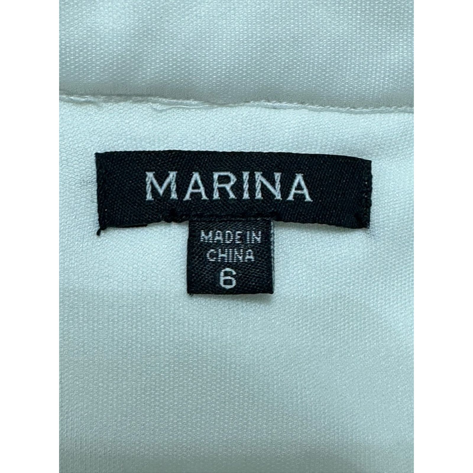 Other Marina Mini Shift Dress Ruffle Strapless/Off-Shoulder White Size M / US 6-8 / IT 42-44 - 8 Thumbnail