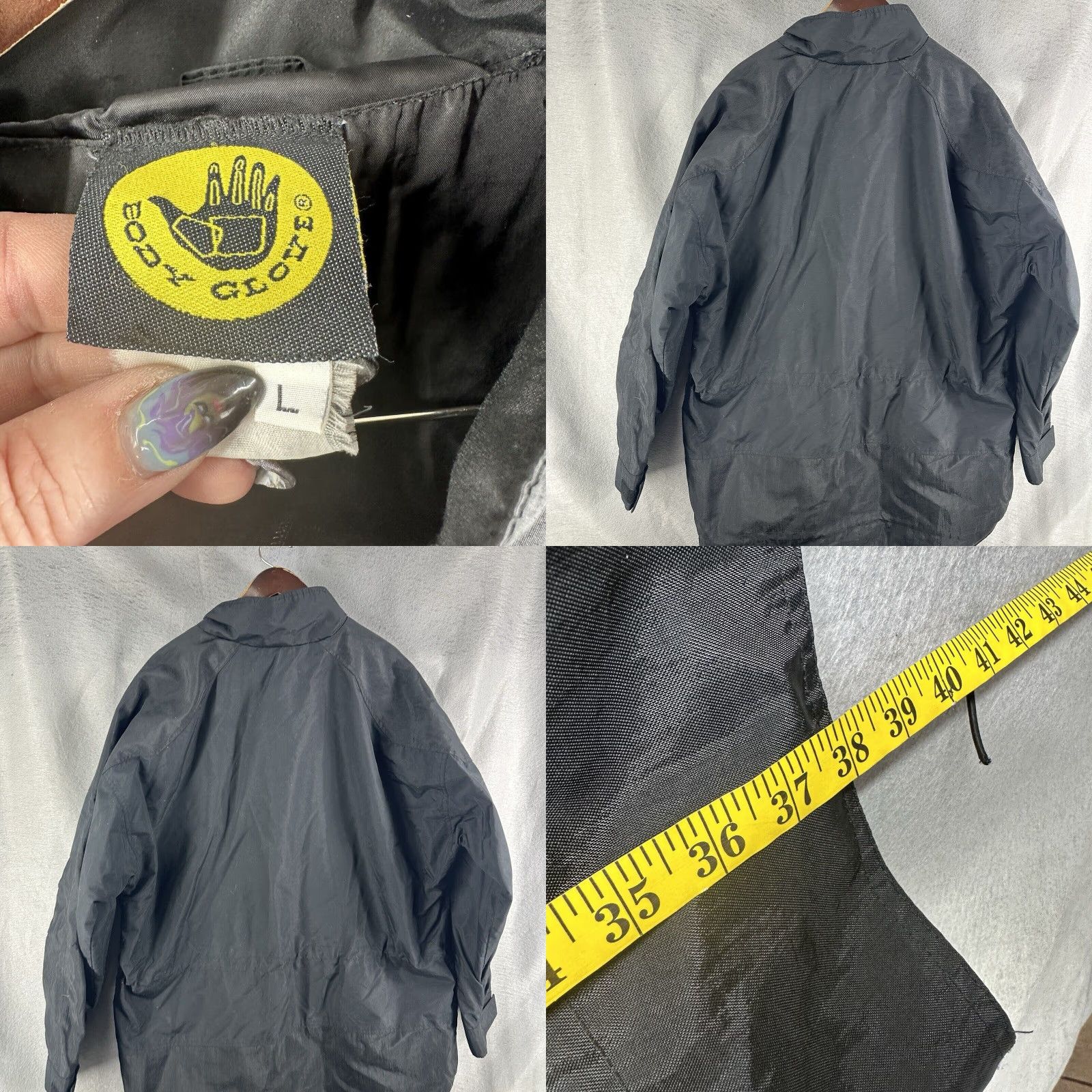 Body Glove Vintage Body Glove Anorak Jacket Men Large 90s Surfing Surf Winter Fall Summer Spring Nylon Black Size US L / EU 52-54 / 3 - 8 Thumbnail