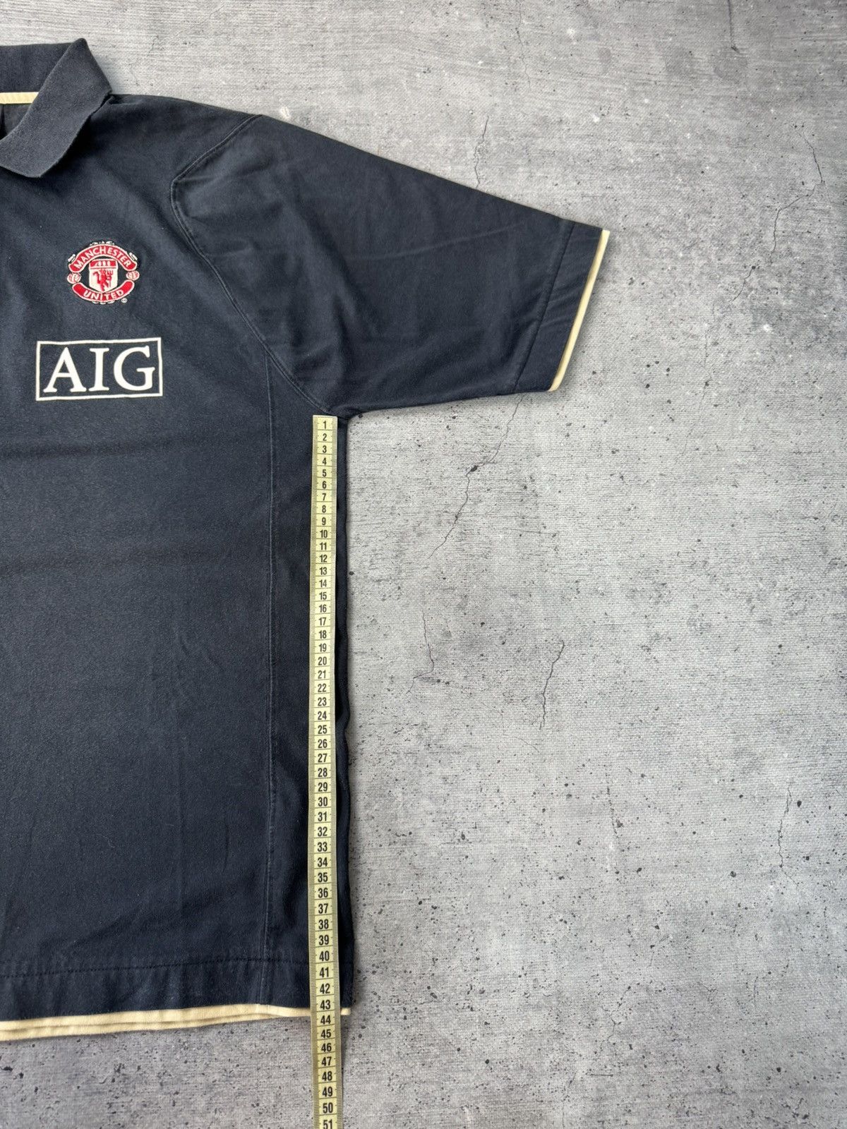 Nike VTG 90’s Nike Manchester United Faded 🤯 Polo T-Shirt Size US XL / EU 56 / 4 - 5 Thumbnail