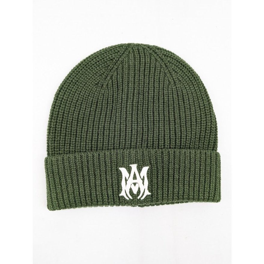 Amiri o1rshd1 Q:19 / Size: OS / MA Beanie Hat / Cap in Green Size ONE SIZE - 2 Thumbnail