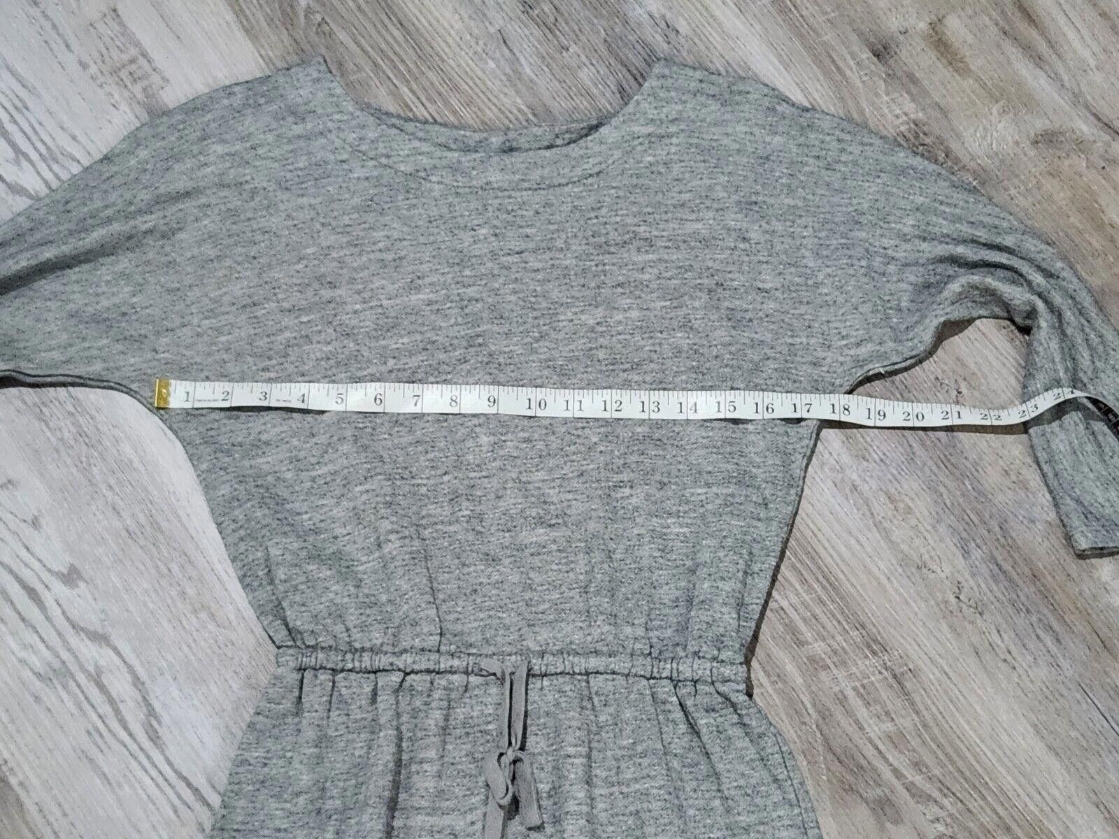 Old Navy Old Navy Dress Small Jersey Grey Scoop Hem Sheath 3/4 Sleeve Size S / US 4 / IT 40 - 4 Thumbnail