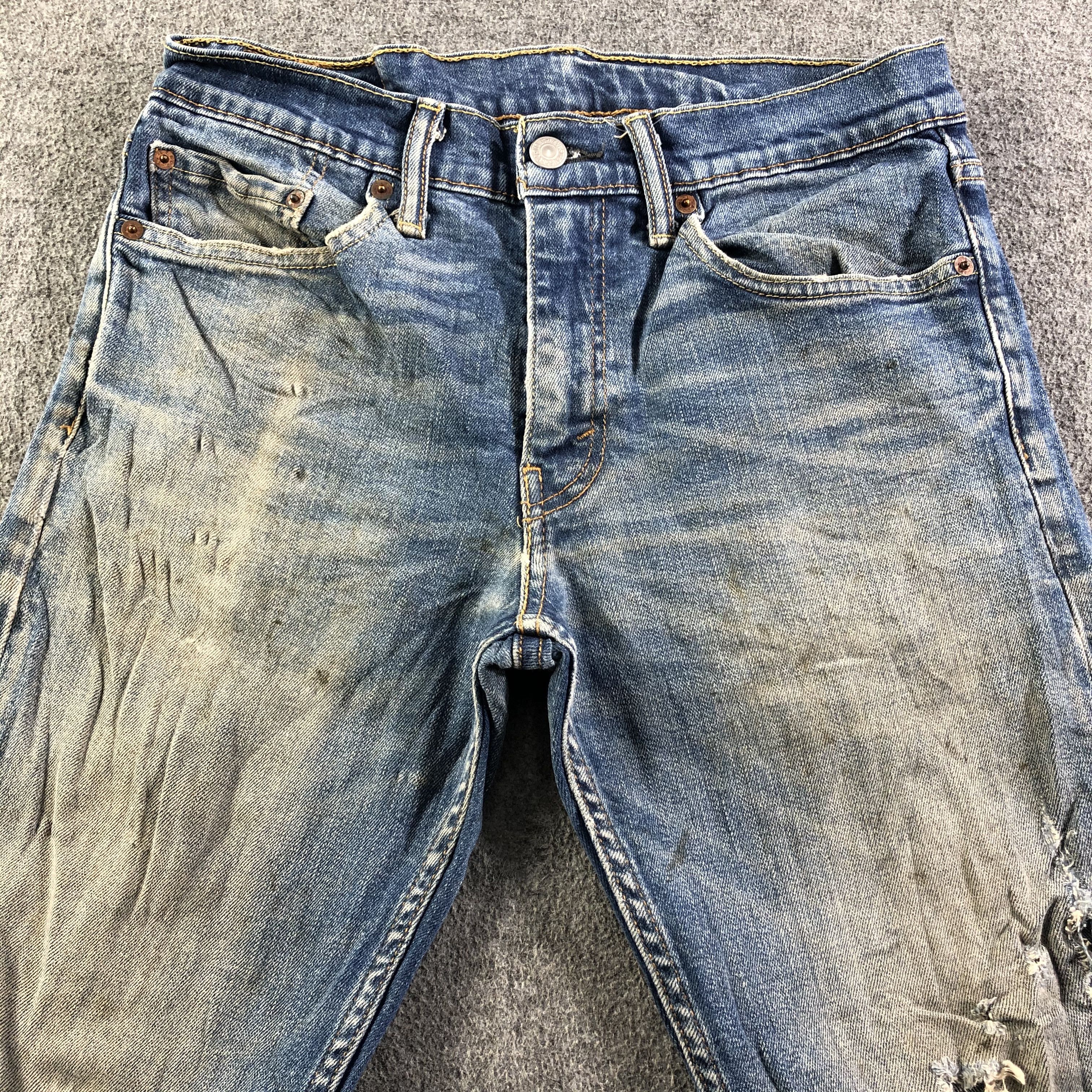 Levi's Vintage Faded Blue Levis 511 Jeans-J3295 Size US 30 / EU 46 - 3 Thumbnail