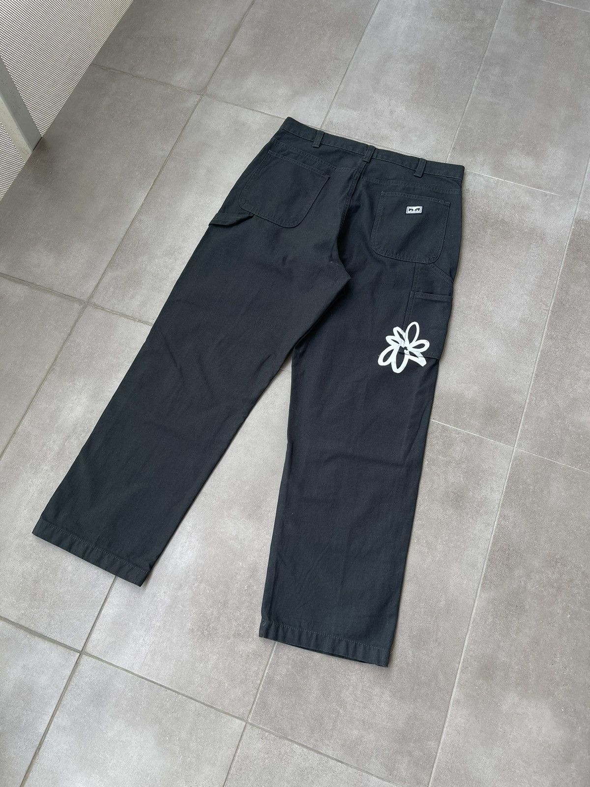 Obey !DS! SS23 Obey Big Timer Twill Printed Carpenter Work Pants Size US 32 / EU 48 - 12 Thumbnail