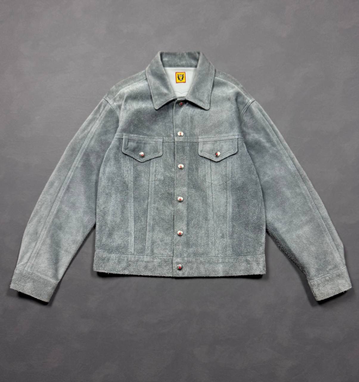 Human Made Human Made Rare Cow Leather Trucker Jacket Size US S / EU 44-46 / 1 - 2 Thumbnail