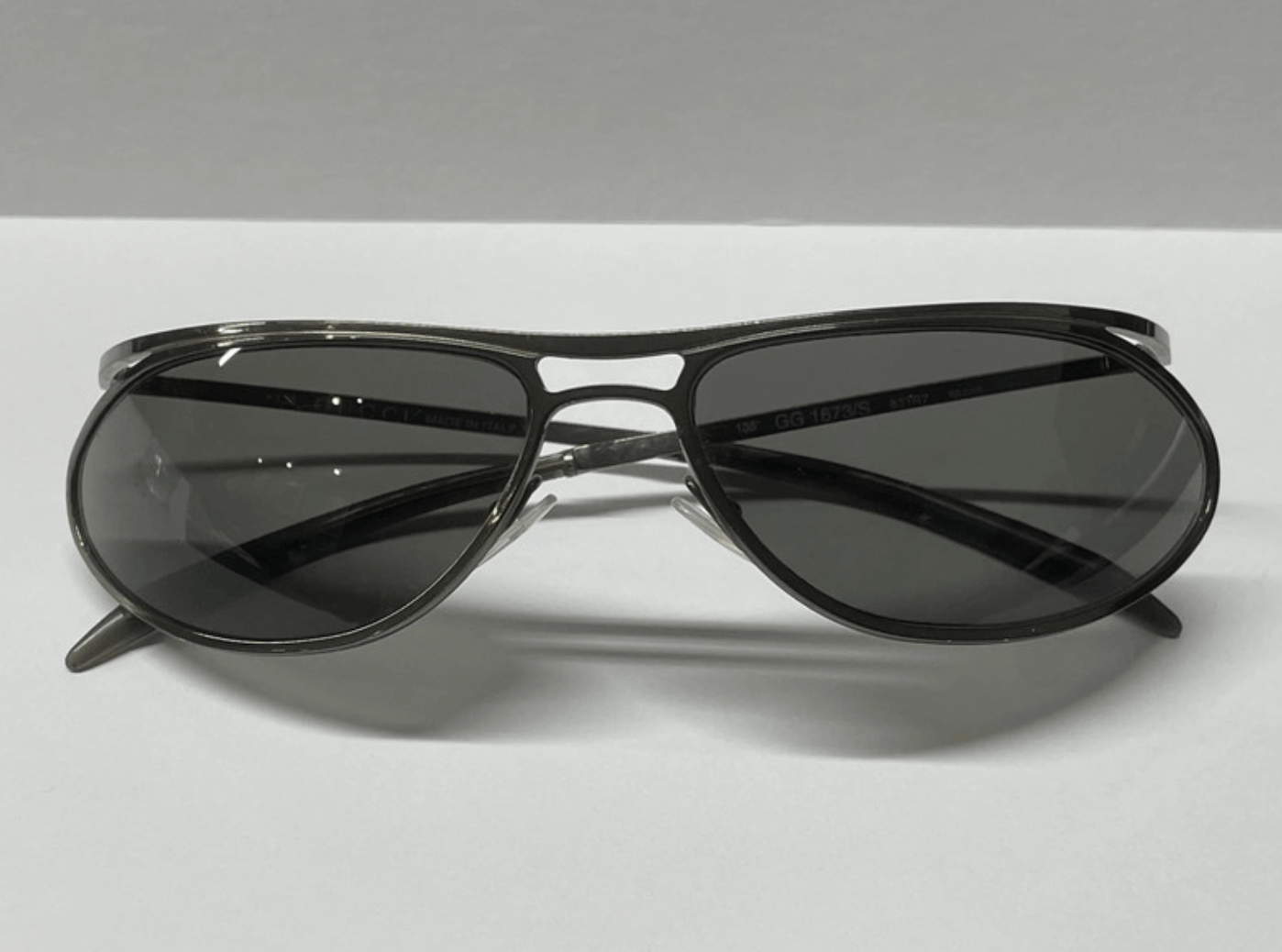 Gucci GUCCI Sunglasses GG 1673 Wrap Shield Mask Vintage Size ONE SIZE - 4 Thumbnail