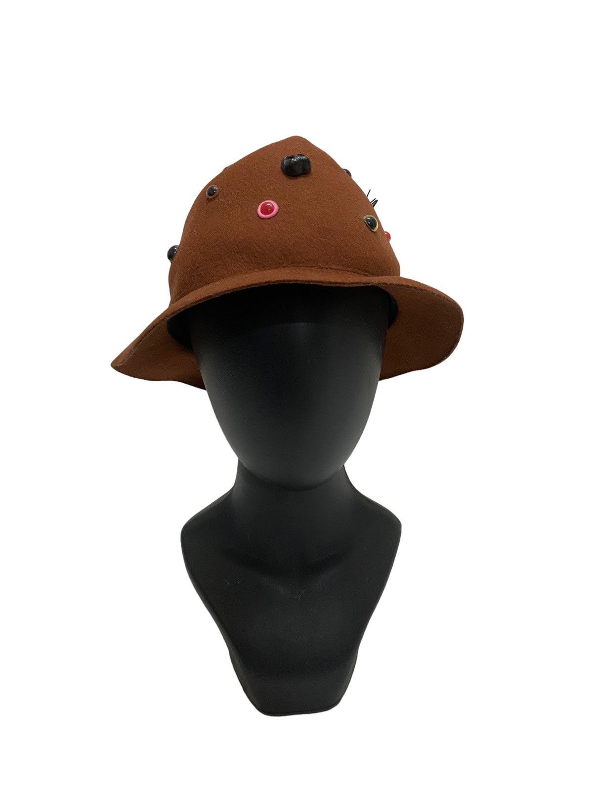 Art Comes First Rare Ne-net By Issey Miyake Beads Wool Hat Size ONE SIZE - 1 Thumbnail