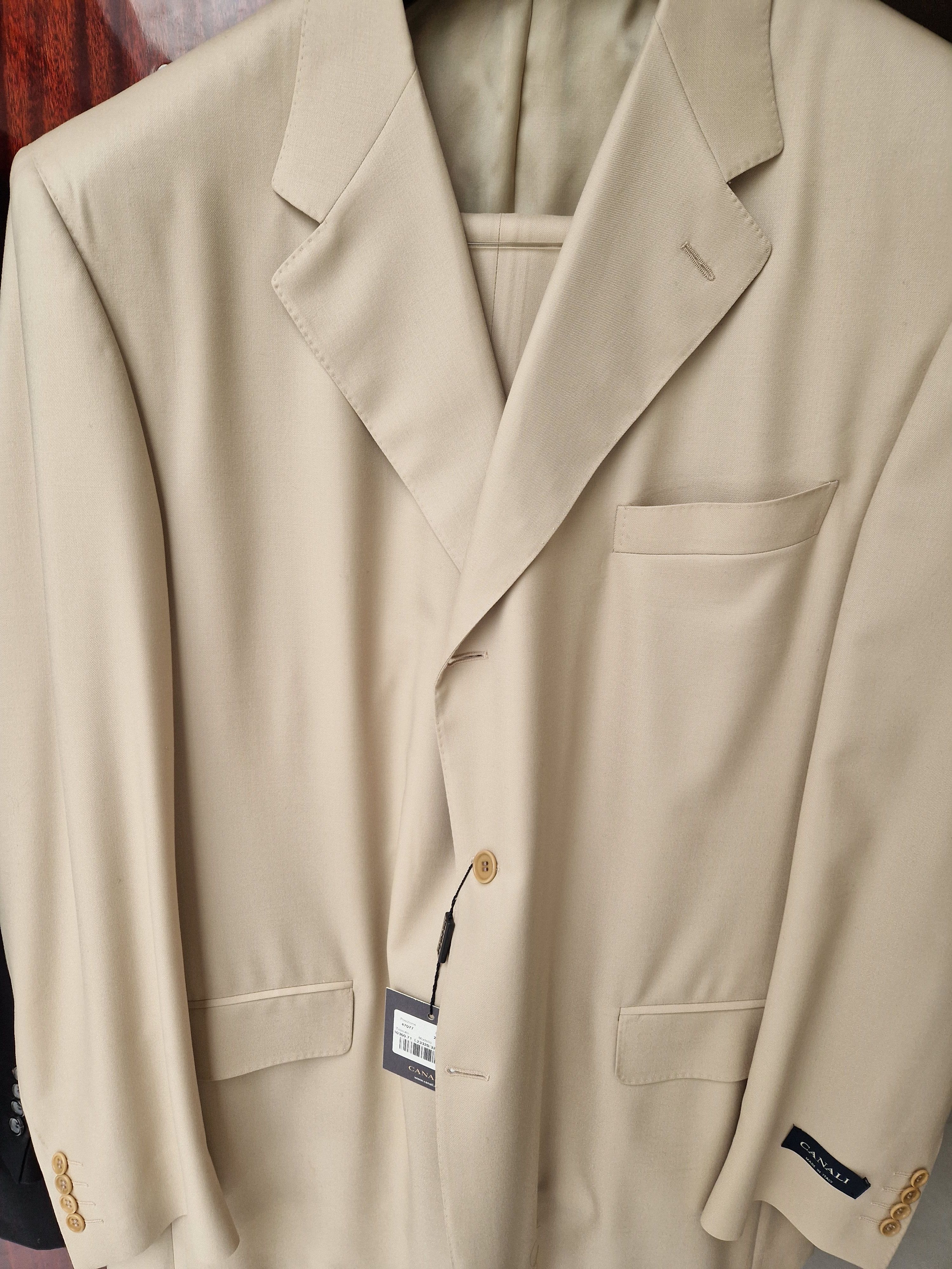 Canali Canali suit super 130's 62L Size 54L - 1 Thumbnail