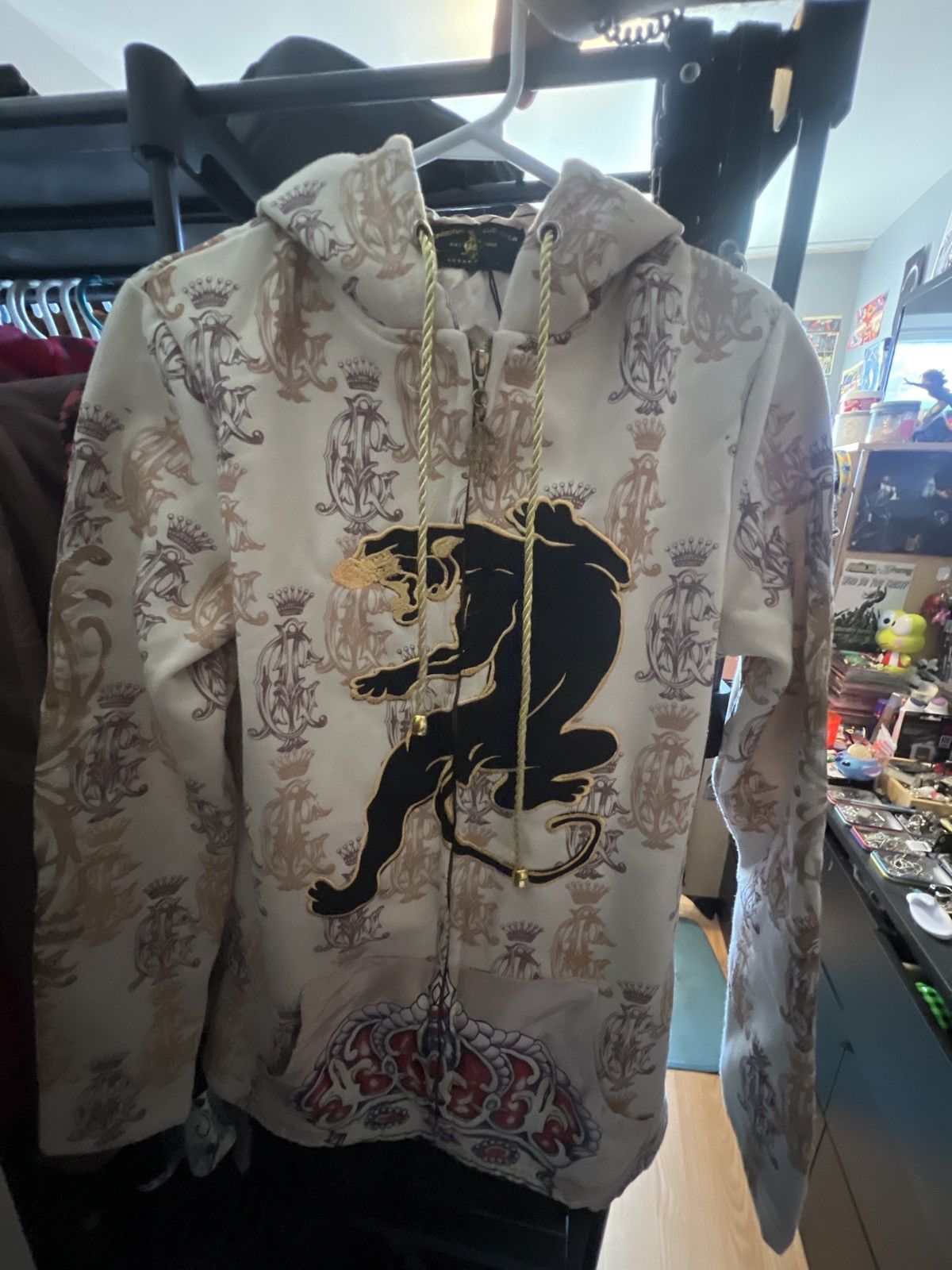 Christian Audigier × Ed Hardy × Vintage Christian Audigier “Panther” Zip up NWT Size S / US 4 / IT 40 - 1 Thumbnail