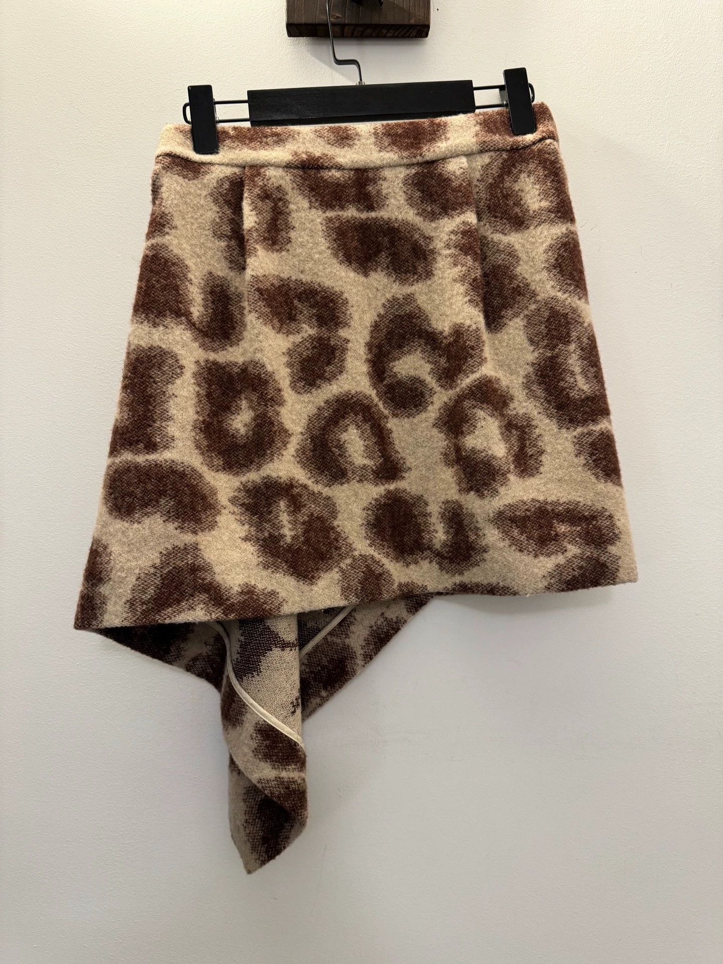 Vivienne Westwood Vivienne Westwood Leopard Wool Wrap Skirt 2 Vintage Size 26" / US 2 / IT 38 - 9 Thumbnail