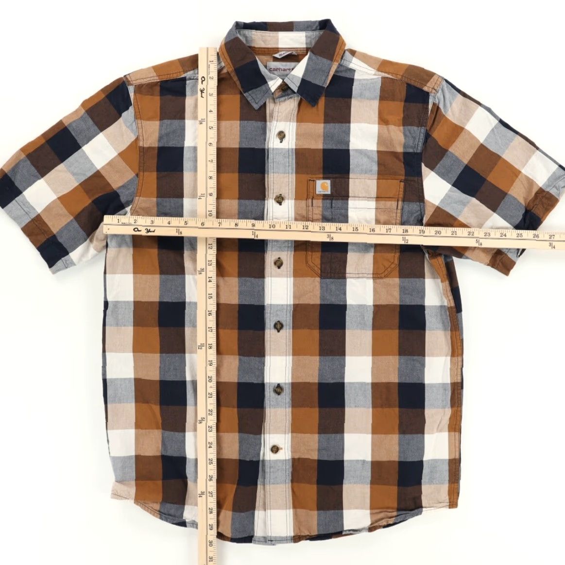 Carhartt Carhartt Shirt Plaid Button Up Relaxed Fit Men's M Cotton Multi-Colored 103551 Size US M / EU 48-50 / 2 - 3 Thumbnail