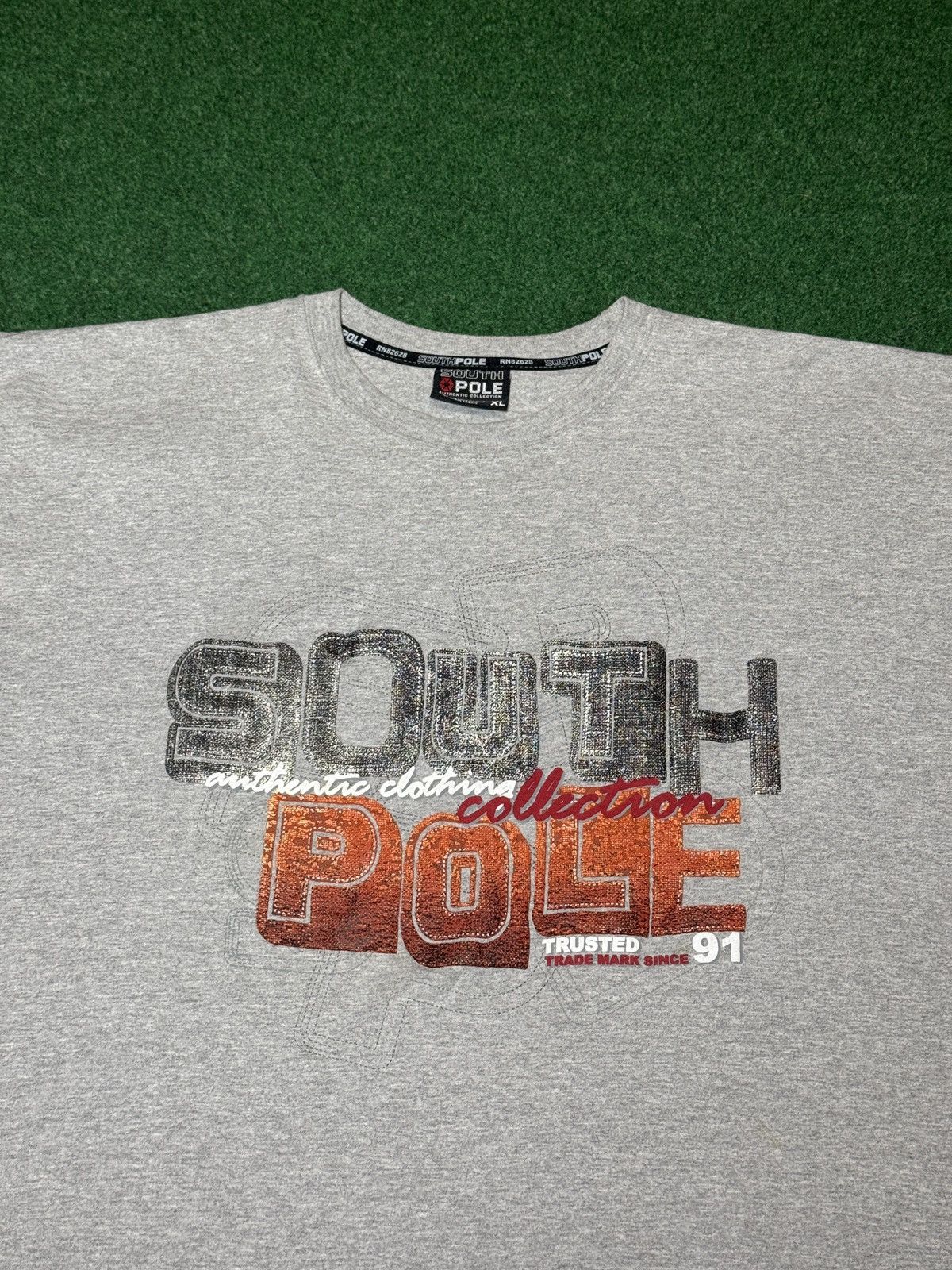 Southpole Vintage Y2K Southpole Hip Hop Grunge XL Baggy 25x31 T Shirt Size US XL / EU 56 / 4 - 2 Thumbnail