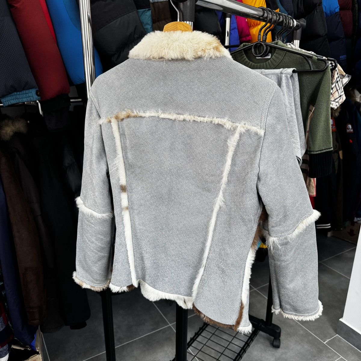 Dolce & Gabbana Dolce & Gabbana Shearling Sheepskin Leather Jacket Fur Trim Size S / US 4 / IT 40 - 4 Thumbnail