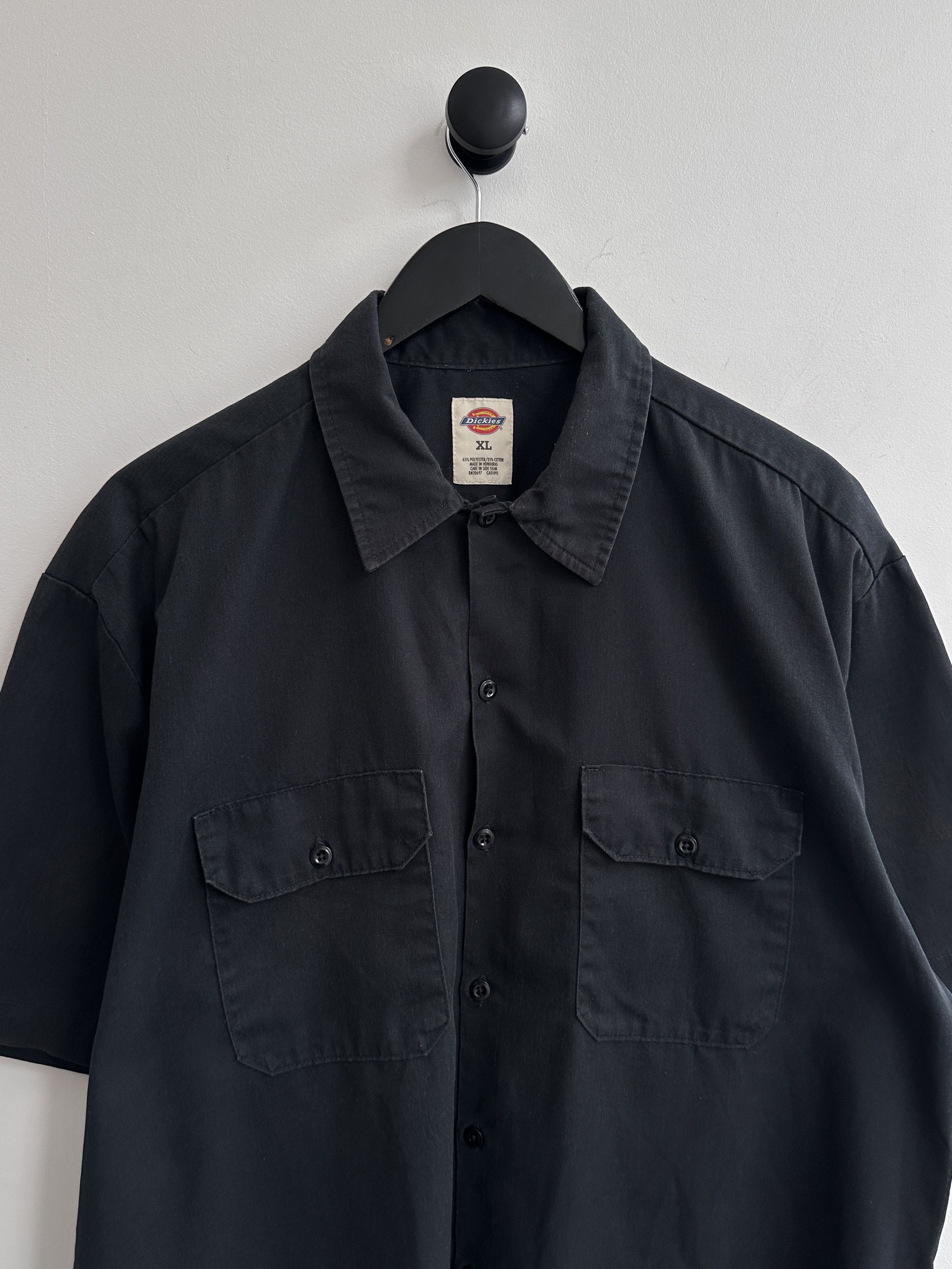 Dickies Dickies Black Short Sleeve Worker Shirt Size US XL / EU 56 / 4 - 2 Thumbnail