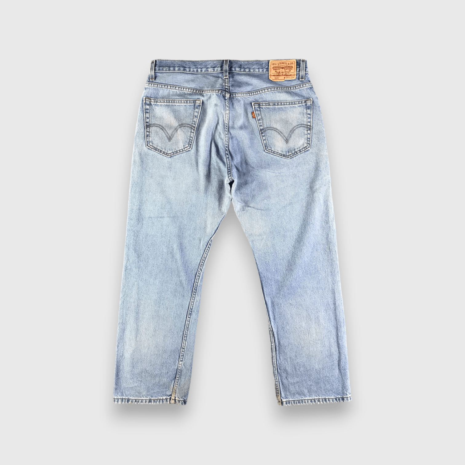 Levi's Vintage Light Wash Levis 505 Jeans-J3474 Size US 38 / EU 54 - 2 Thumbnail