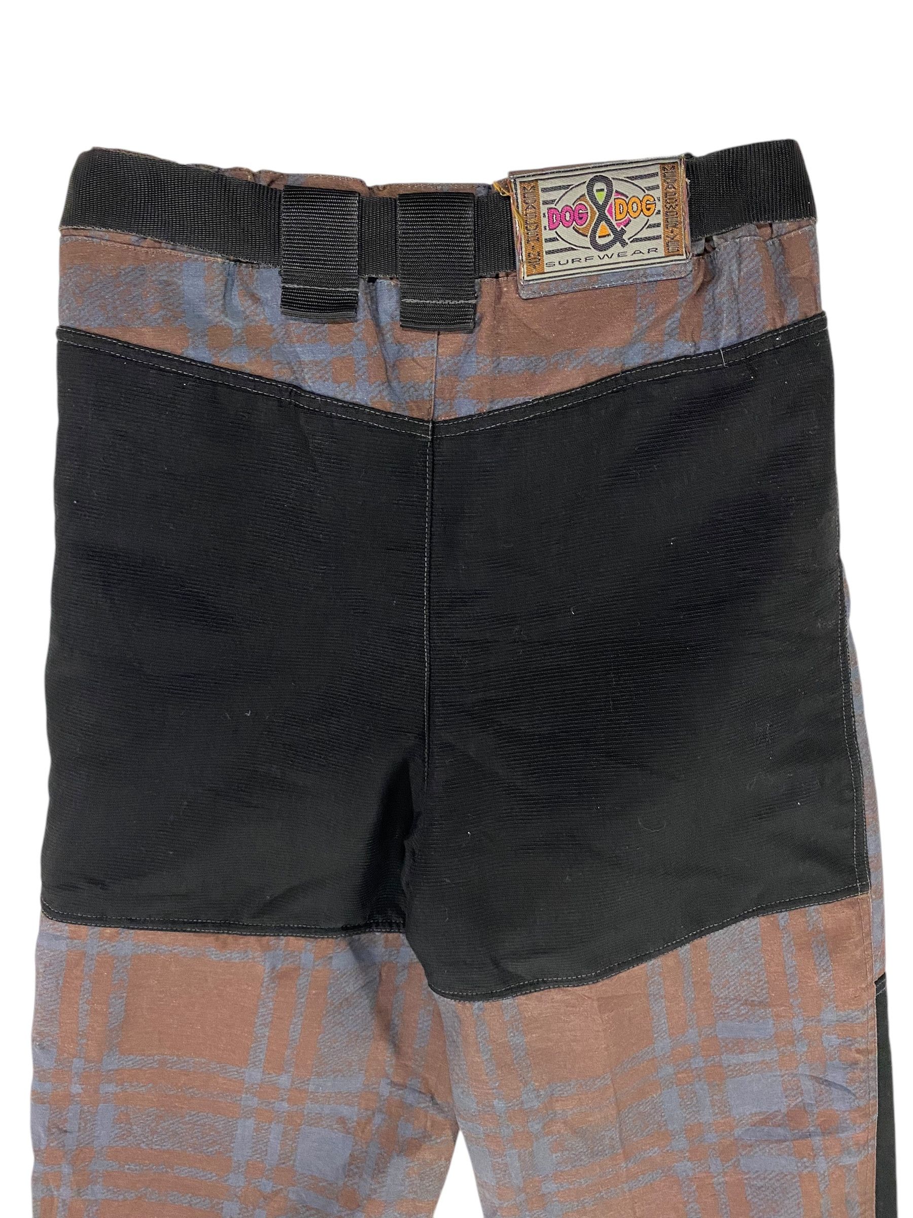 Other Vintage 90s Dog & dog surfwear plaid hardshell pant Size US 33 - 7 Thumbnail